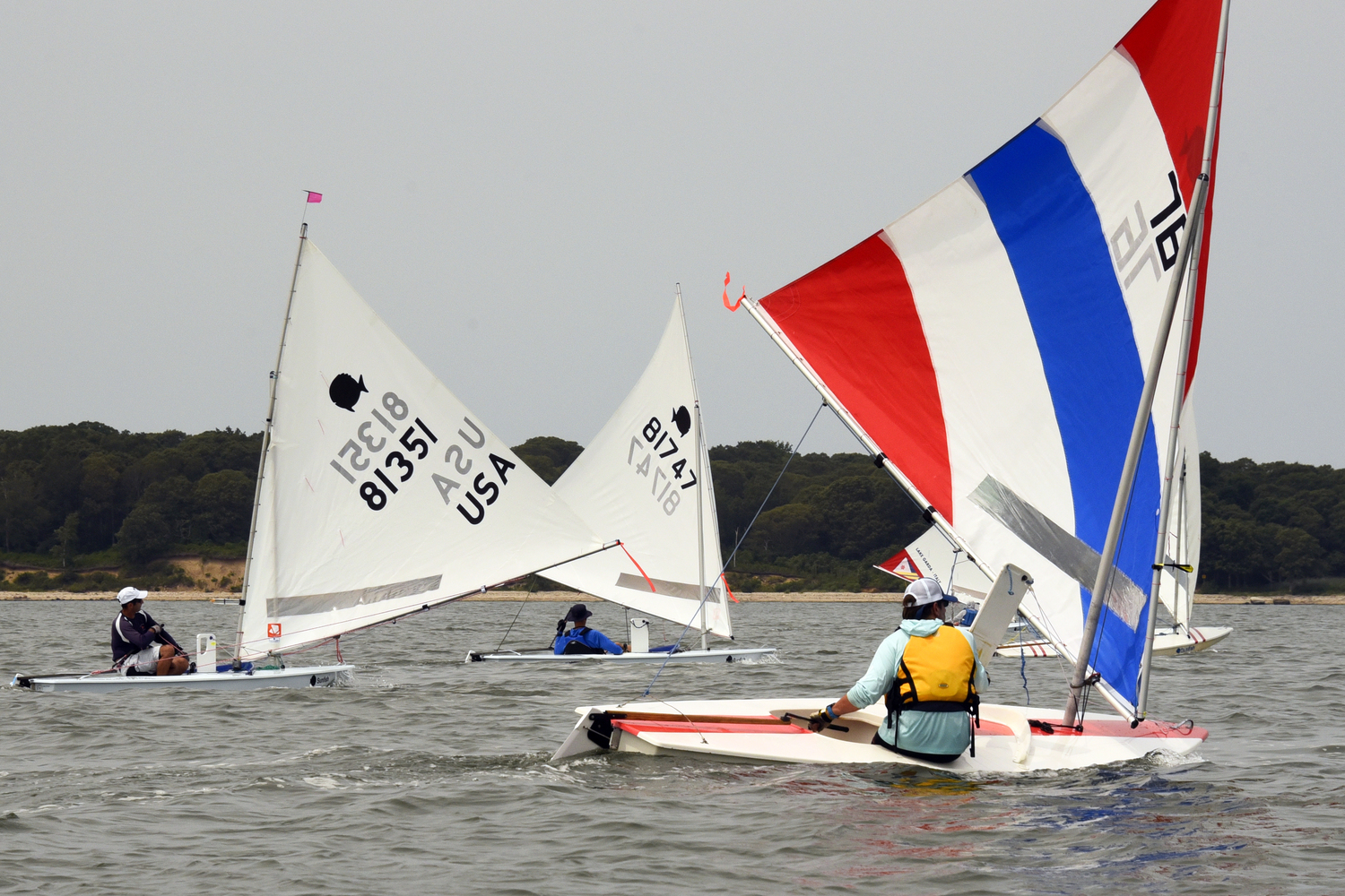 The World’s Longest Sunfish Race was hosted by Southold Yacht Club on July 20.   MICHAEL MELLA