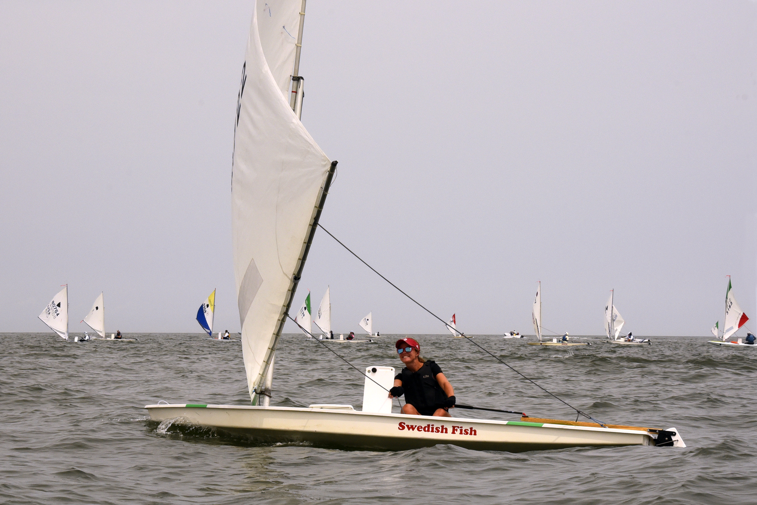 The World’s Longest Sunfish Race was hosted by Southold Yacht Club on July 20.   MICHAEL MELLA