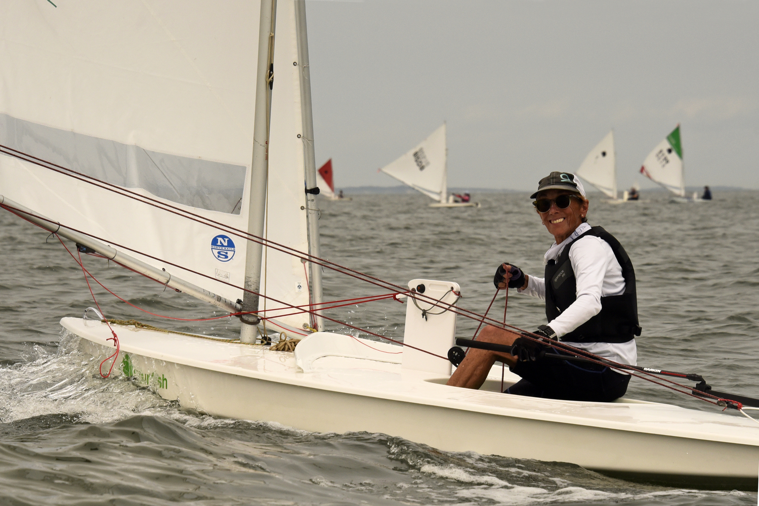 The World’s Longest Sunfish Race was hosted by Southold Yacht Club on July 20.   MICHAEL MELLA