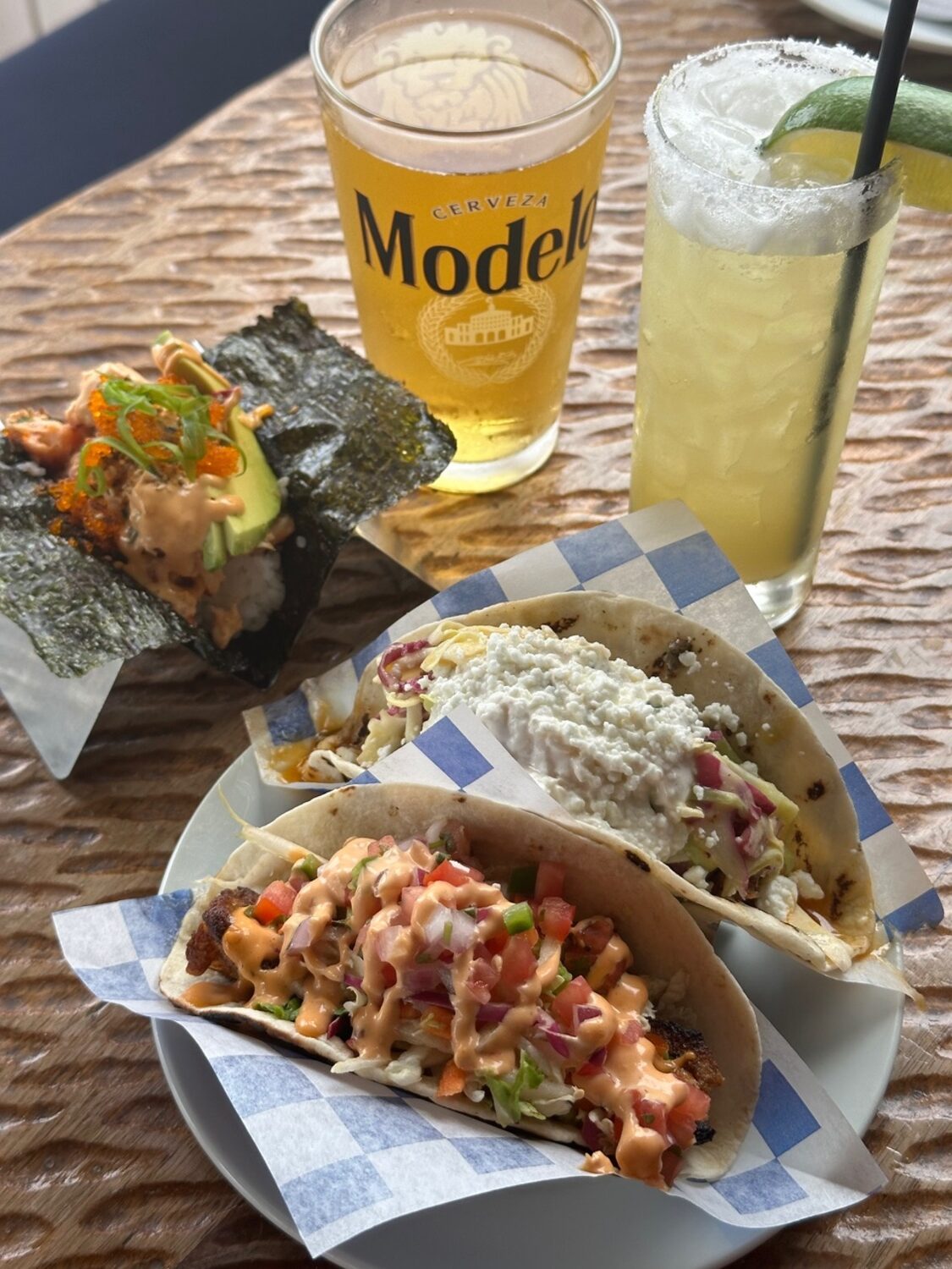 Every Tuesday through August at Navy Beach is Taco Tuesday. COURTESY NAVY BEACH