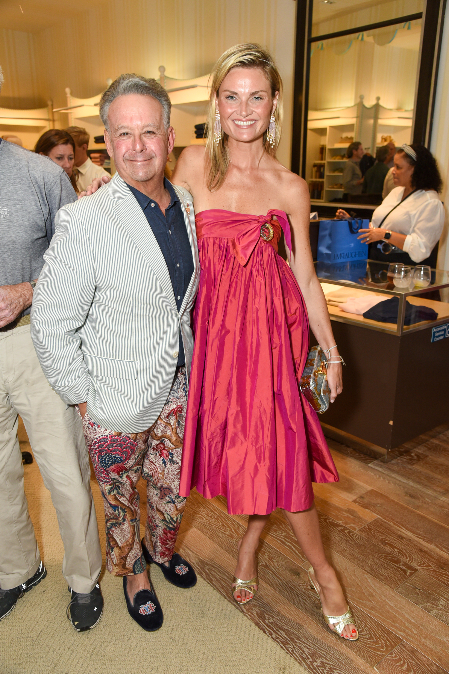 Lizzi Bickford arriving at the launch of J.McLaughlin RSVP in collaboration with Steven Stolman. STEVE EICHNER/ROB RICH