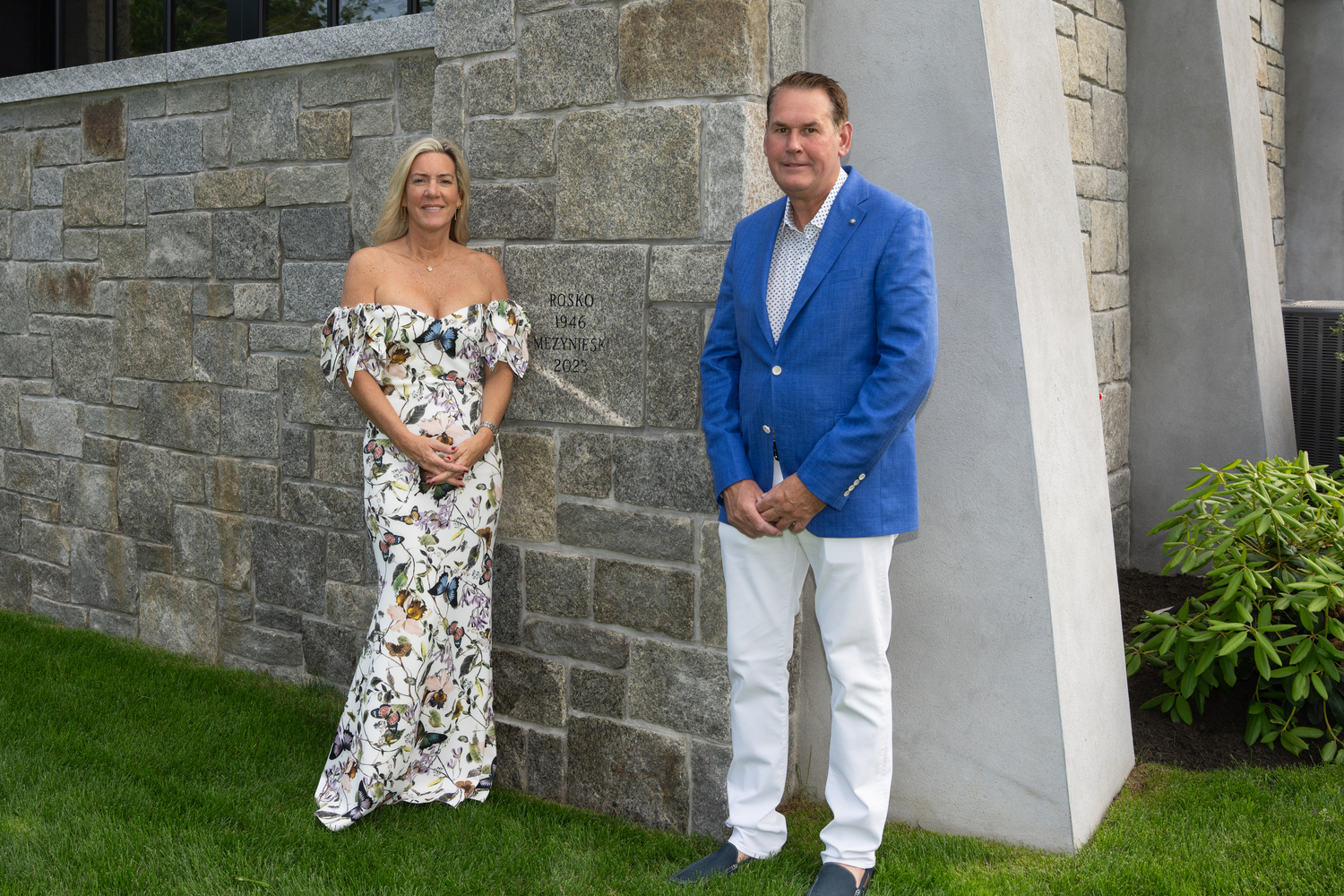 Steven and Gretchen Sontag-Mezynieski hosted a celebration of  the restoration of The Barn on Friday, June 14. RON ESPOSITO