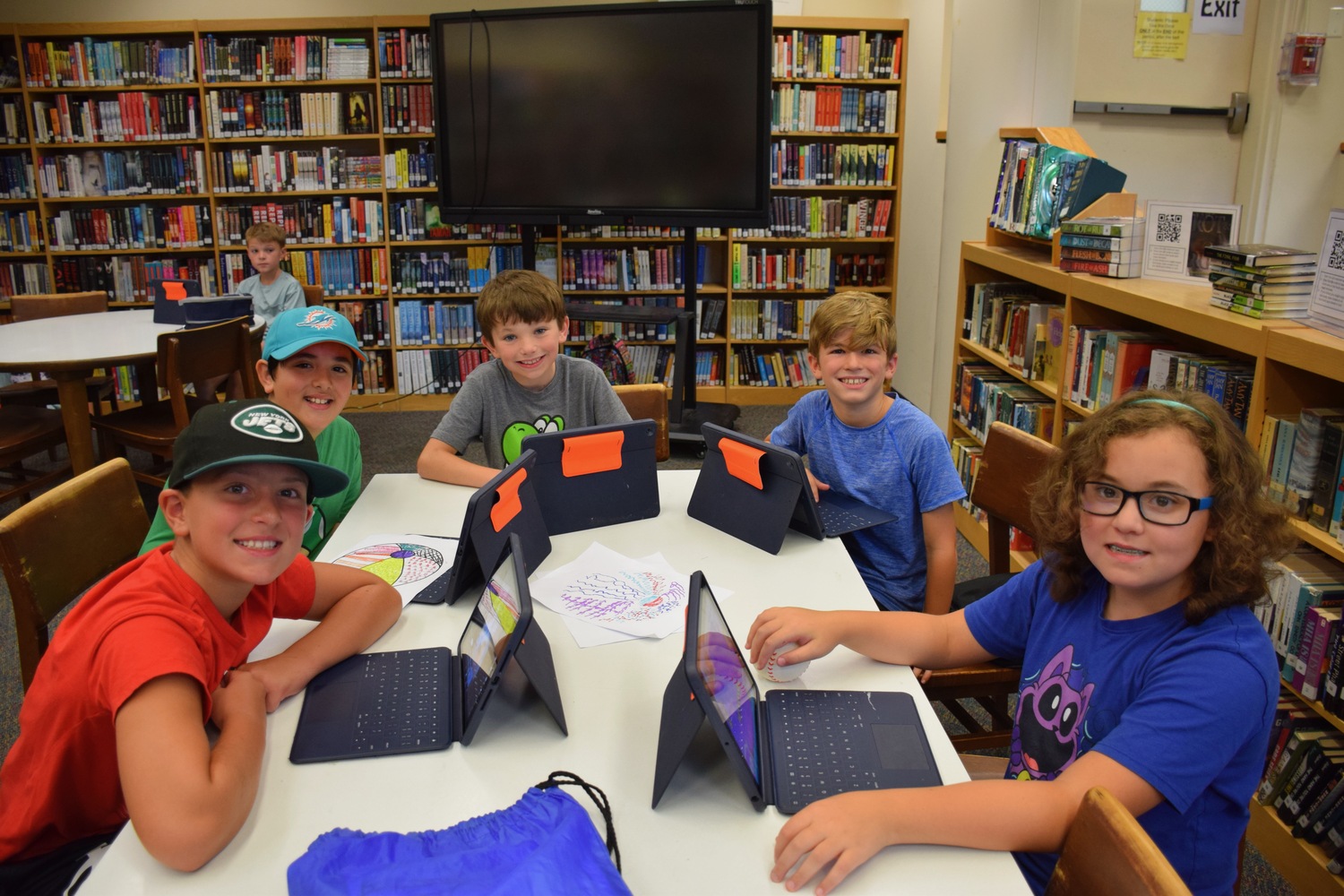 Westhampton Beach School District students are participating in a wide variety of activities as part of the school district’s summer recreation and academy program. COURTESY WESTHAMPTON BEACH SCHOOL DISTRICT