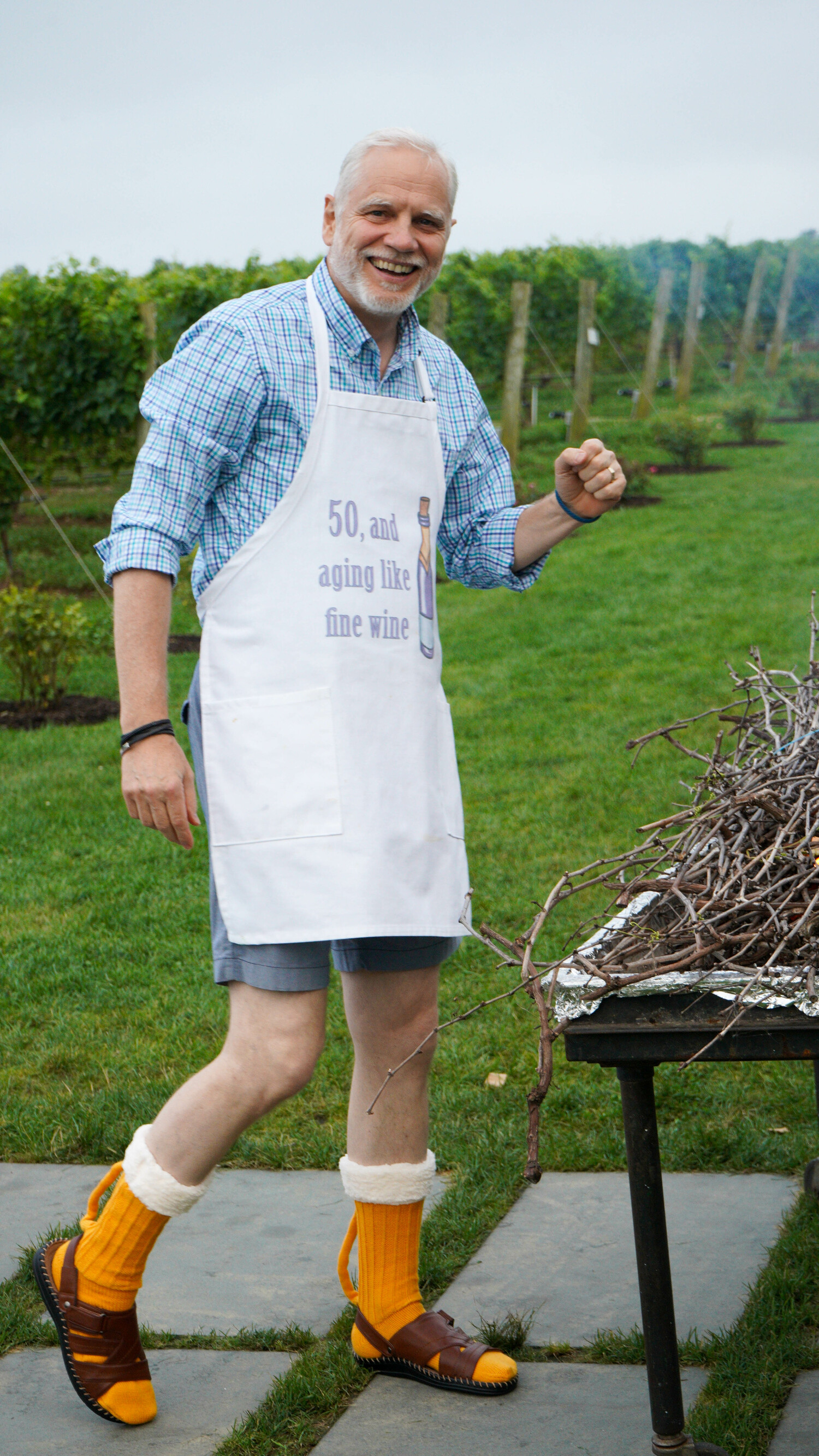 On July 24, winemaker Roman Roth manned the grill at Wölffer Estate Vineyard for a curated dinner, “Summer Harvest: Grilling With Roman Meets Tieghan Gerard of Half Baked Harvest.