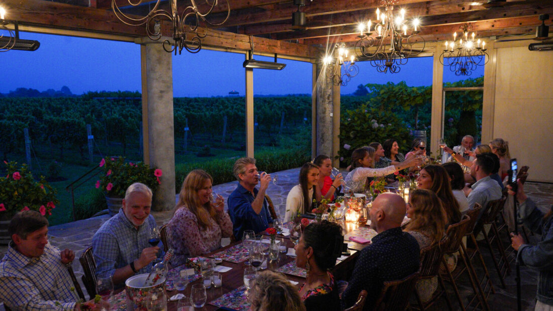 On July 24, Wölffer Estate Vineyard hosted a curated dinner, “Summer Harvest: Grilling With Roman Meets Tieghan Gerard of Half Baked Harvest.