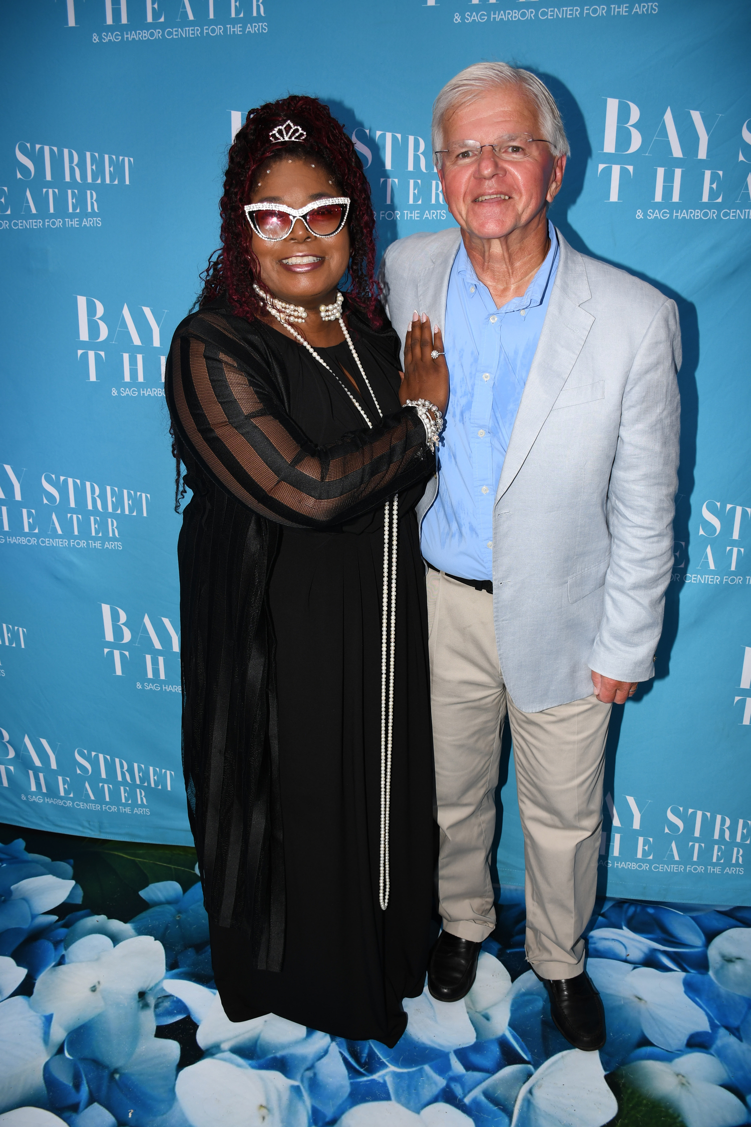 Honoree Georgette Grier-Key and Assemblyman Fred Thiele Jr. at the Bay Street Theater & Sag Harbor Center for the Arts gala 