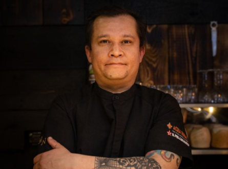 Chef Jaime Torregrosa of Humo Negro Bogotá at Shou Sugi Ban House for One Weekend Only