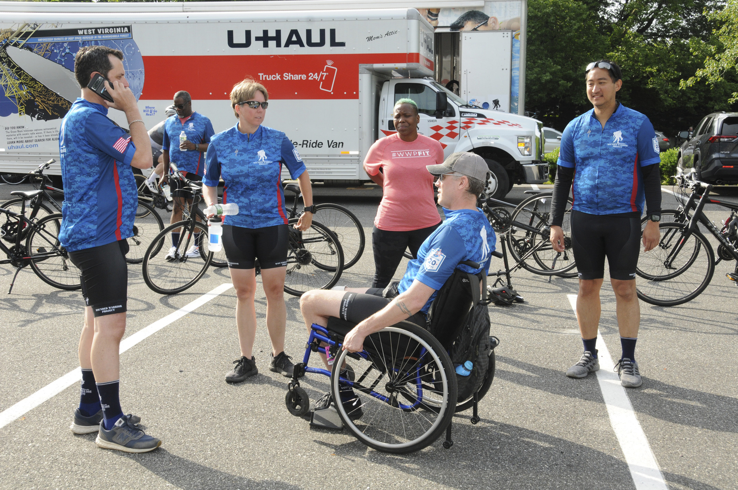 Amagansett Firehouse was, as always, both the Start Line and the Finish Line for this year's Wounded Warrior Project 