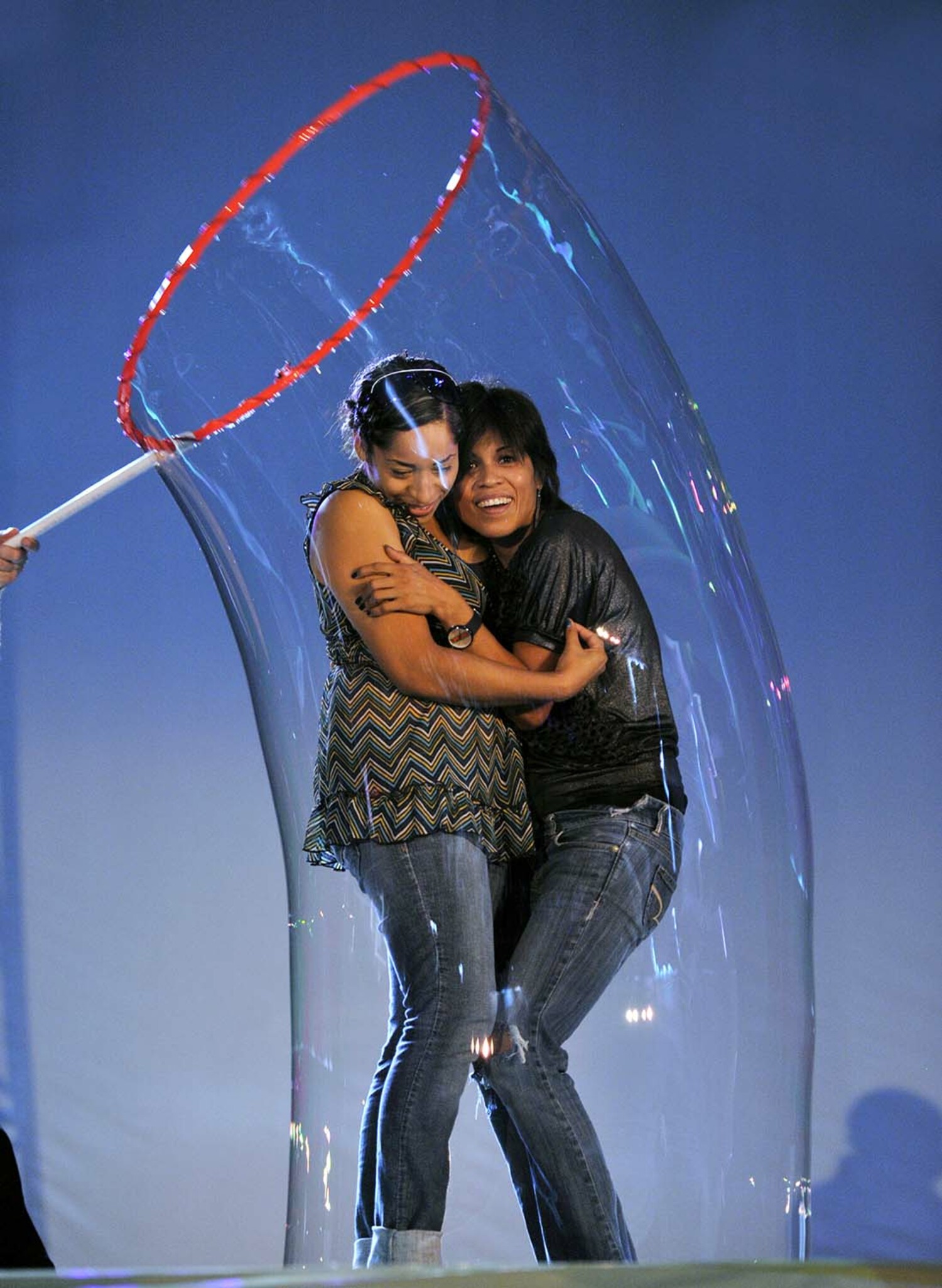 Jeff Boyer performs his Big Bubble Bonanza at LTV Studios on August 30. COURTESY LTV