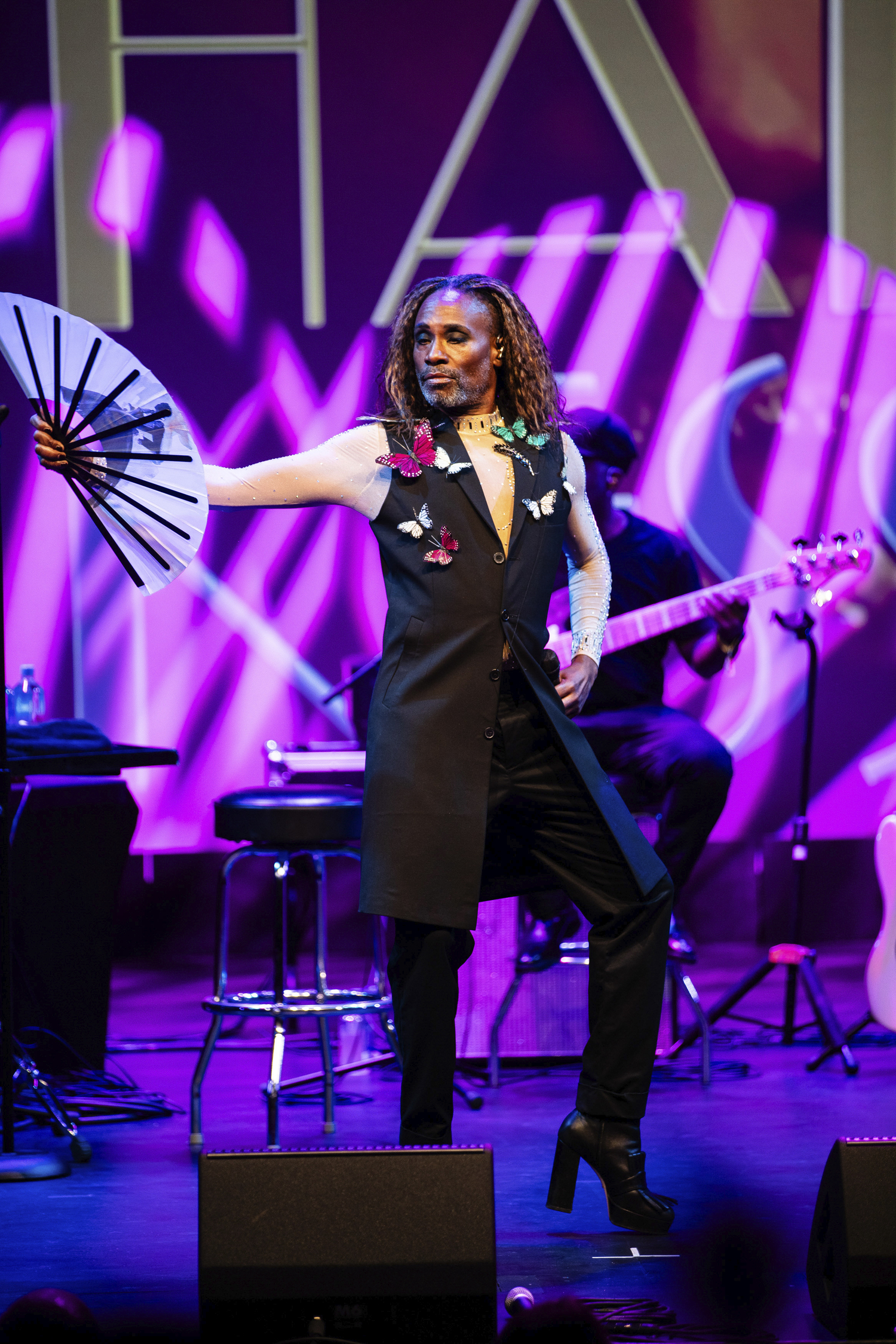 Billy Porter performs at “Love Always Wins,” Guild Hall's grand theater reopening on July 13. JESSICA DALENE PHOTOGRAPHY