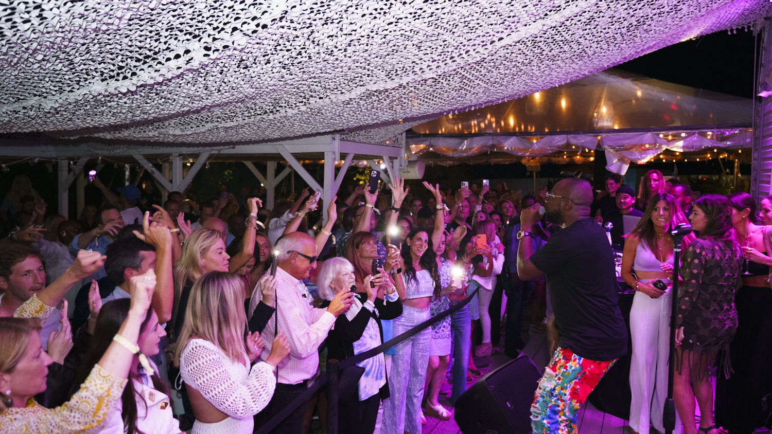 Wyclef Jean performing at Calissa in Water Mill in 2023. He will return to Calissa this summer 
for an August 1 concert. ARAM BUSUIOC