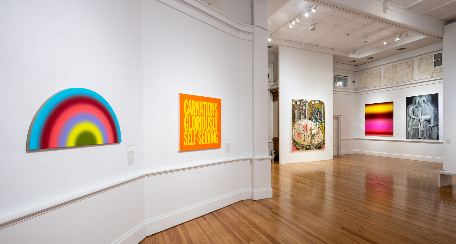 An installation view of 