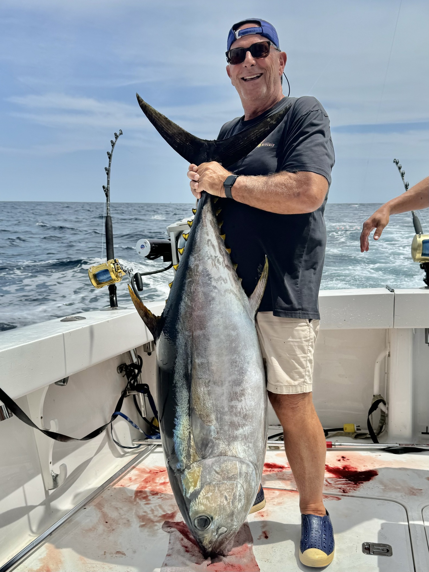 Bobby White took a ride to the canyon last week and came home with this nice bigeye and a mess of yellowfins.