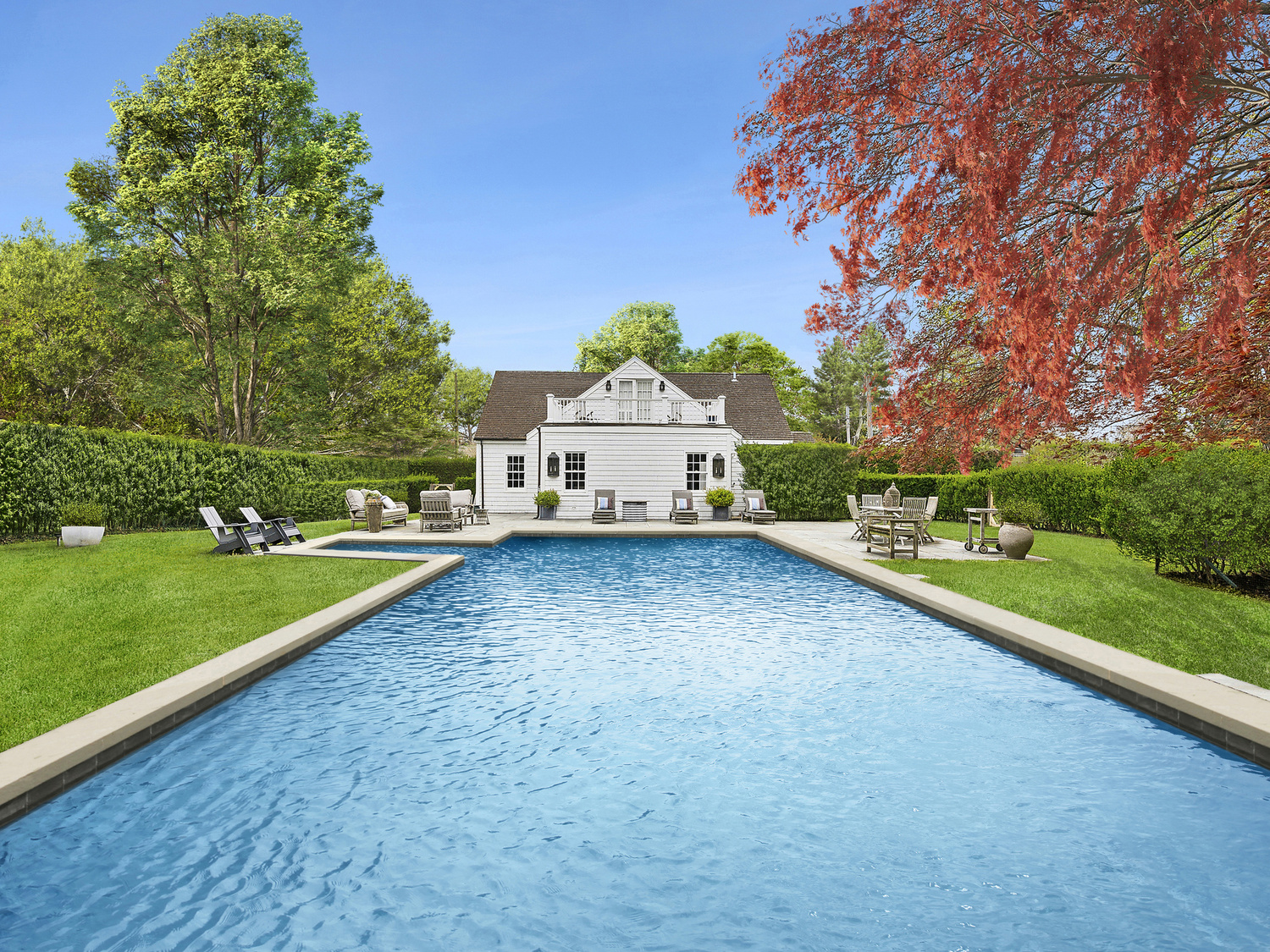 Recently sold at 81 Ocean Road in Bridgehampton for $7 million.   COURTESY HEDGEROW EXCLUSIVE