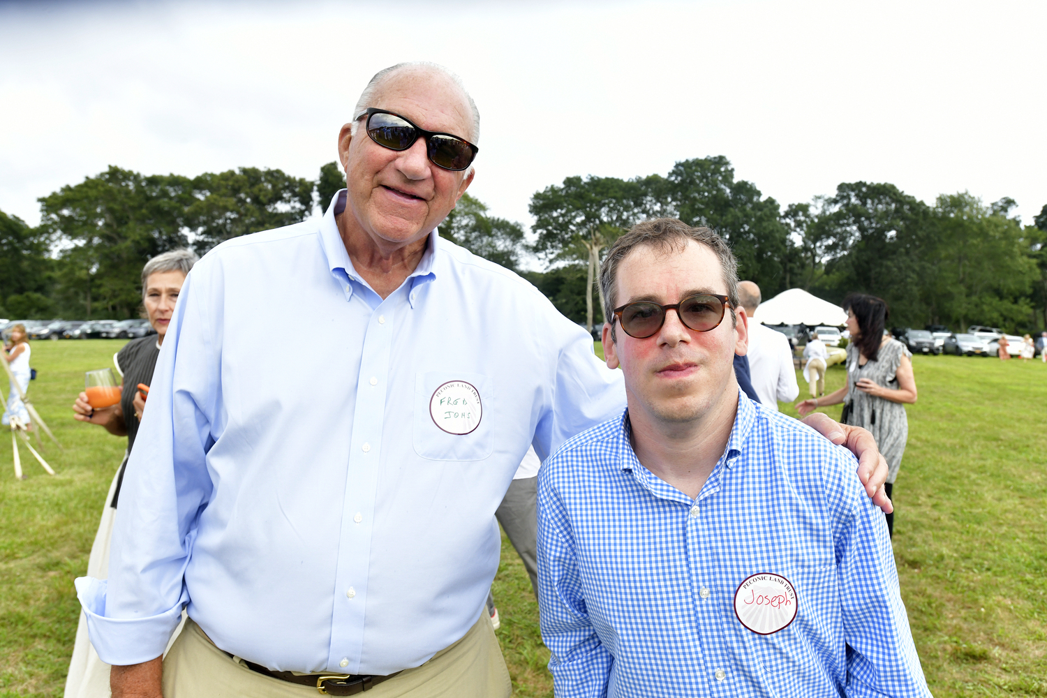 Fred Johs and Joseph McLoughlin at the Peconic Land Trust's 