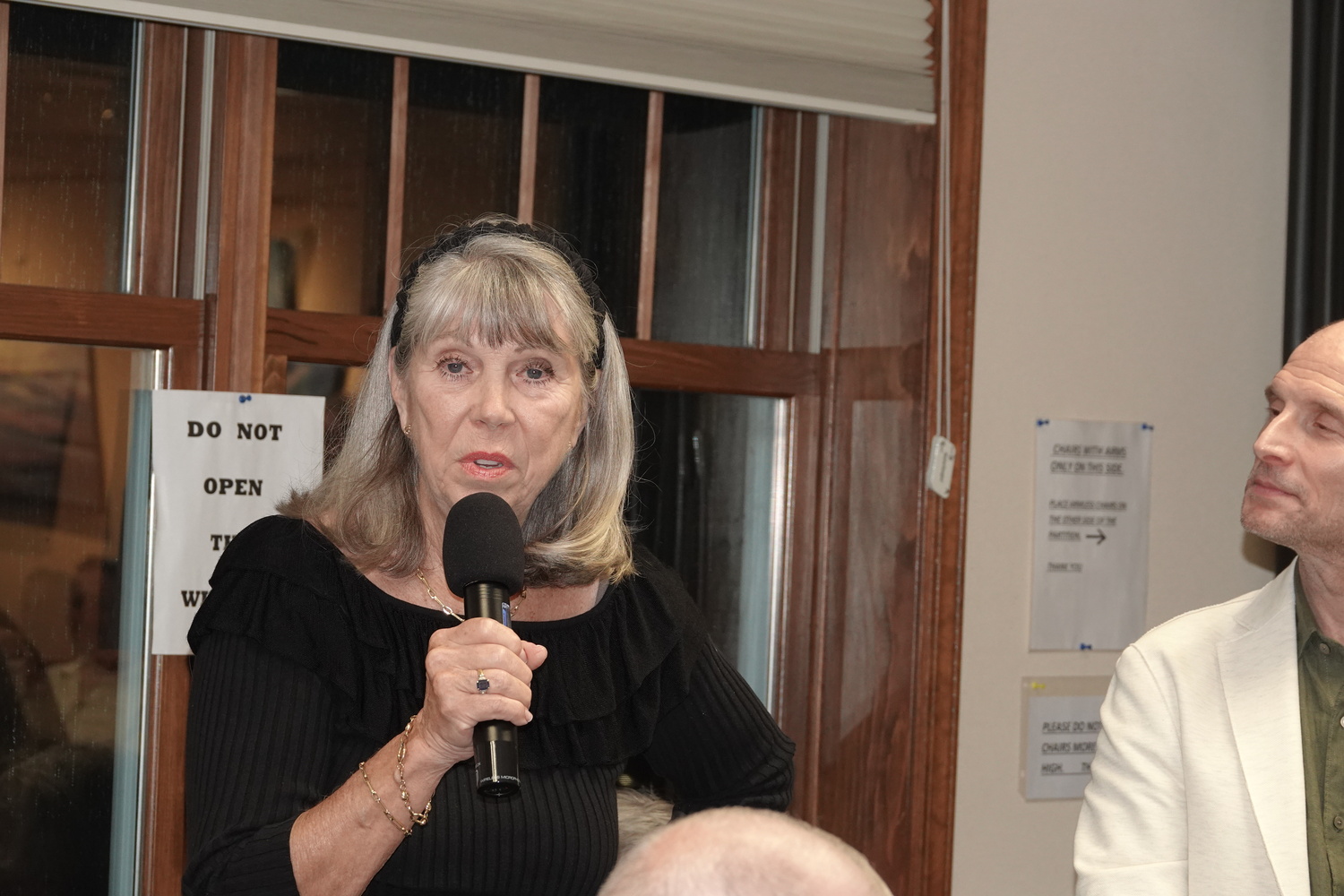 Susan von Freddi, president of the Hampton Bays Beautification Association, said that there is a dire need for more office and residential space in Hampton Bays. MICHAEL WRIGHT