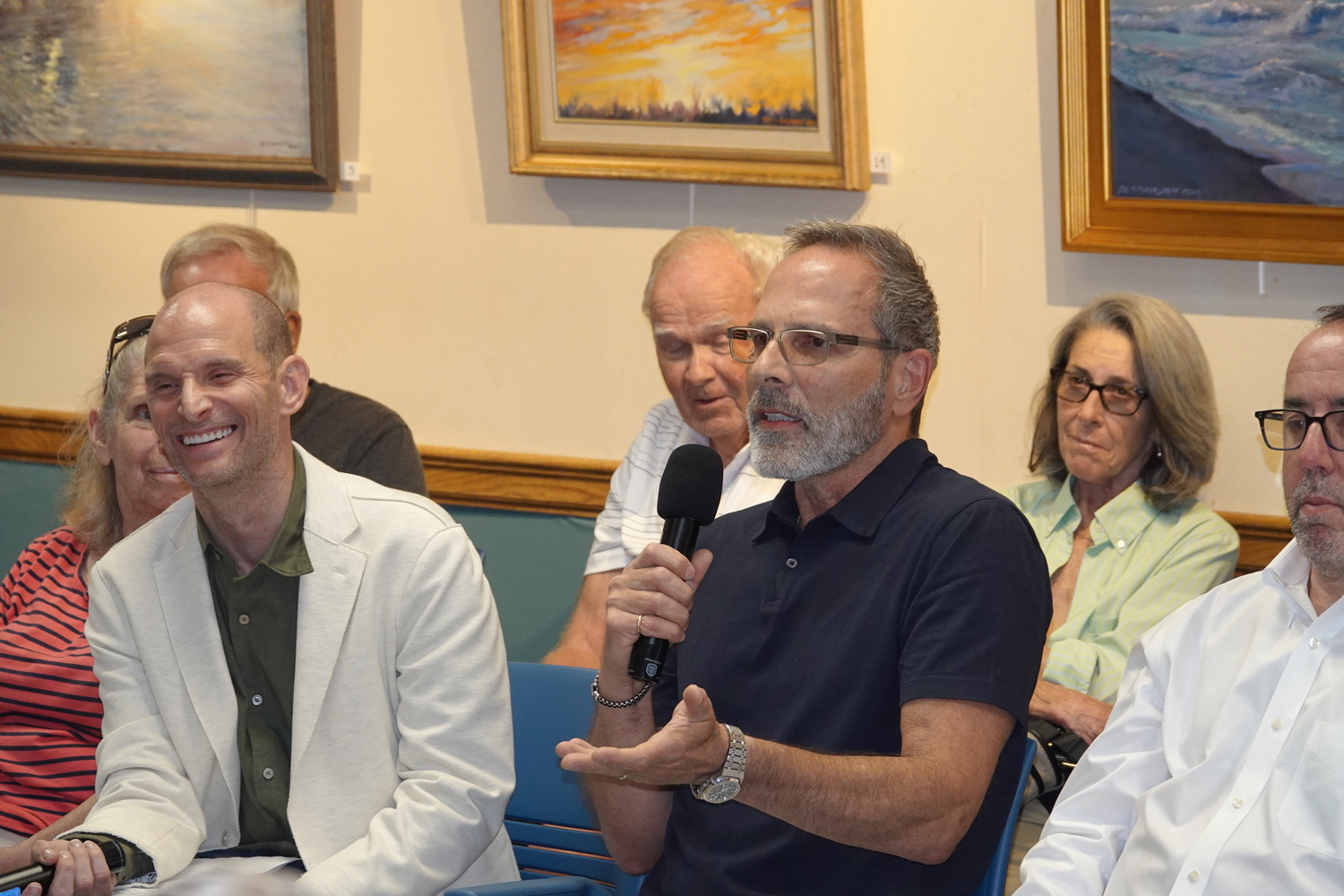 Developer Alfred Caiola says that creating a new area of retail stores with residential apartments above them will revitalize downtown Hampton Bays into a vibrant and more attractive hamlet center. MICHAEL WRIGHT