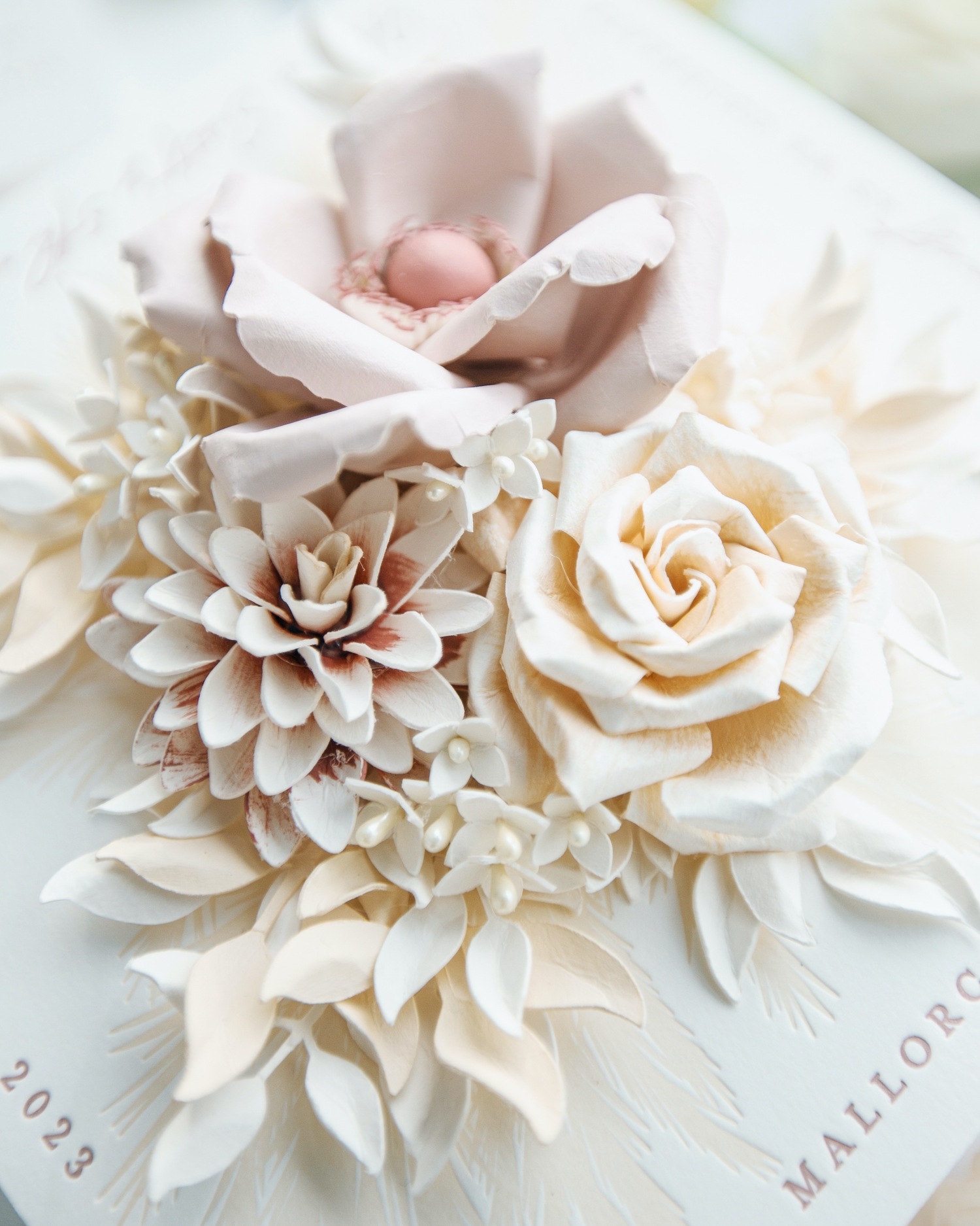 Tana Leigh Gerber creates hand-crafted paper flowers for invitations, special events, and more. CECI NEW YORK