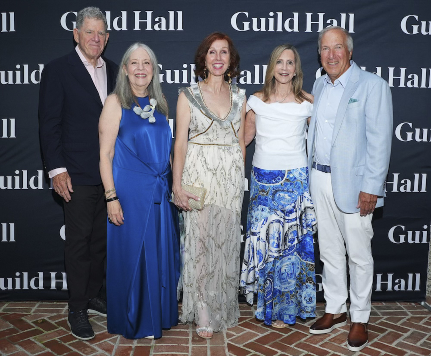 Mart and Michele Cohen with Andrea Grover and Hilarie and Morgan Mitchell at Guild Hall Gala, SEAN ZANNI/PMC