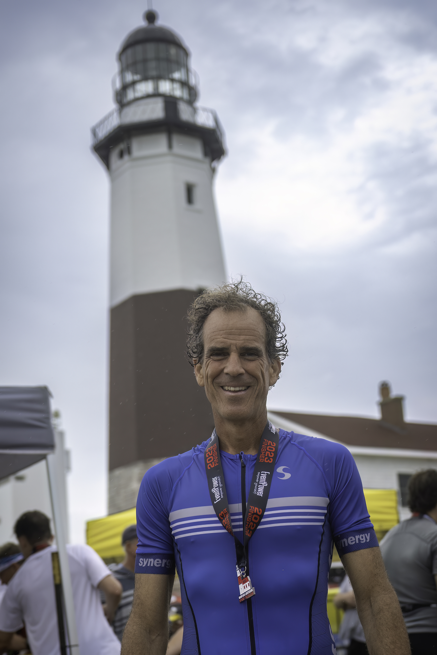 East Hampton resident Craig Brierley ran in last year's Montauk Lighthouse Triathlon. MARIANNE BARNETT