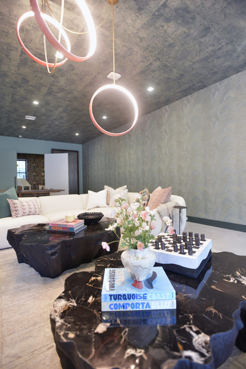 The room by Riese Design at Holiday House Hamptons.  DANA SHAW