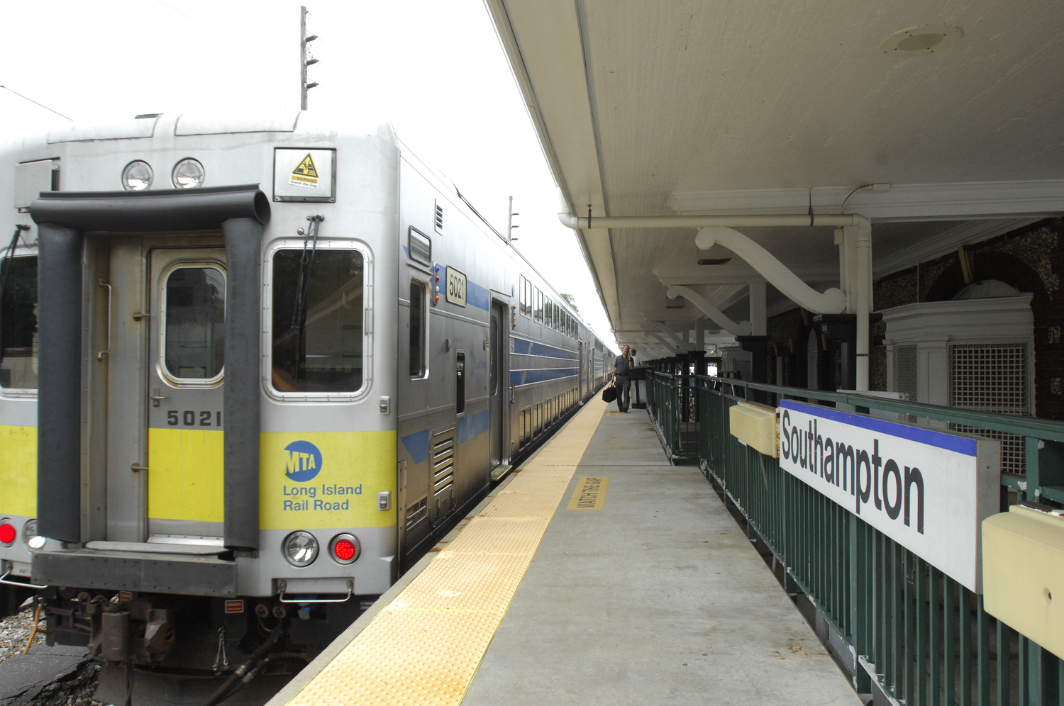 The East End Supervisors and Mayors Association is trying to keep pressure on the Long Island Rail Road and its parent, the Metropolitan Transportation Authority, to follow through on a proposed major infrastructure project that would expand the number of trains on the popular South Fork Commuter Connection.