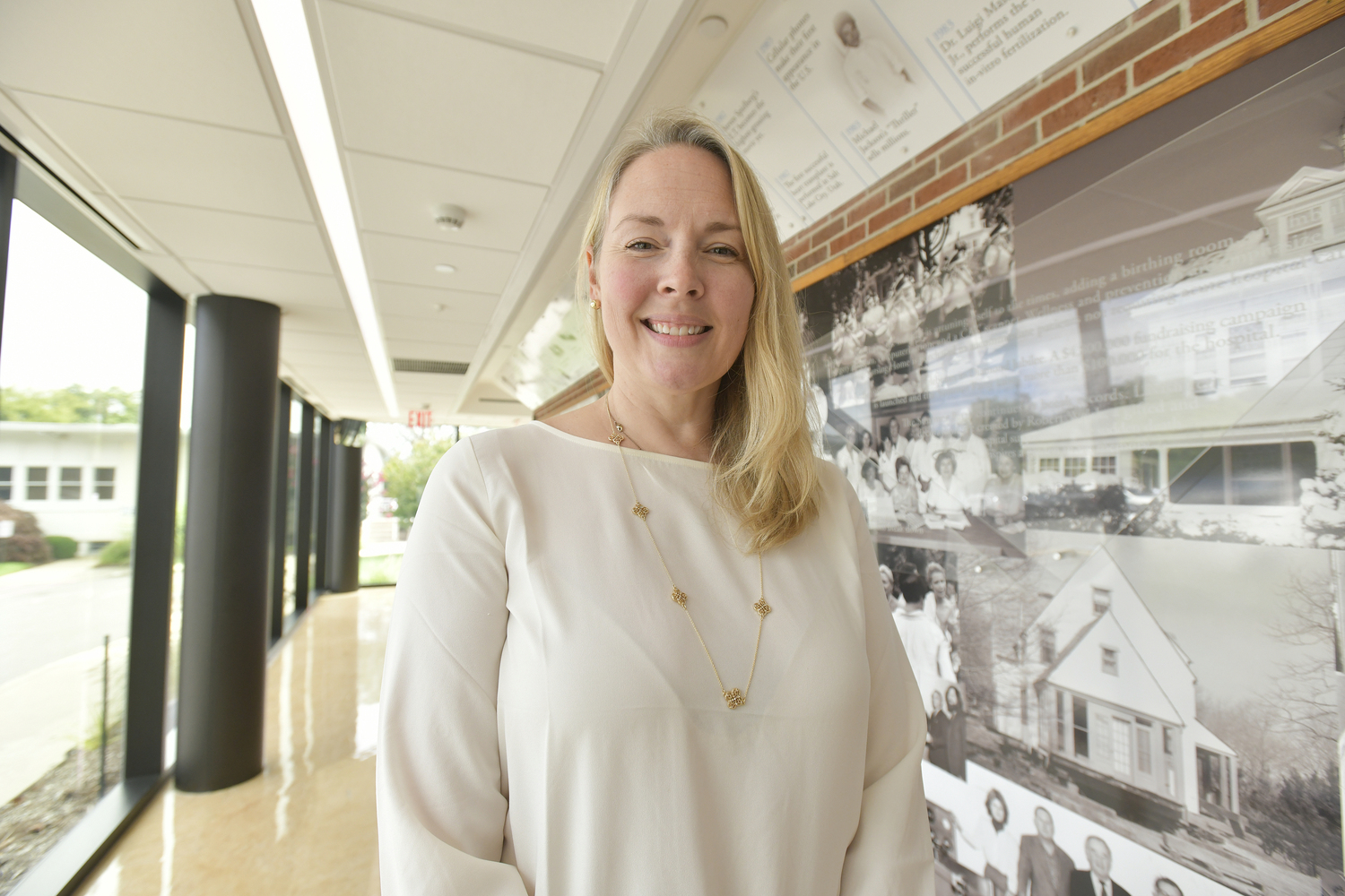 Chief Administrative Officer Emily Mastaler at Stony Brook Southampton Hospital.   DANA SHAW