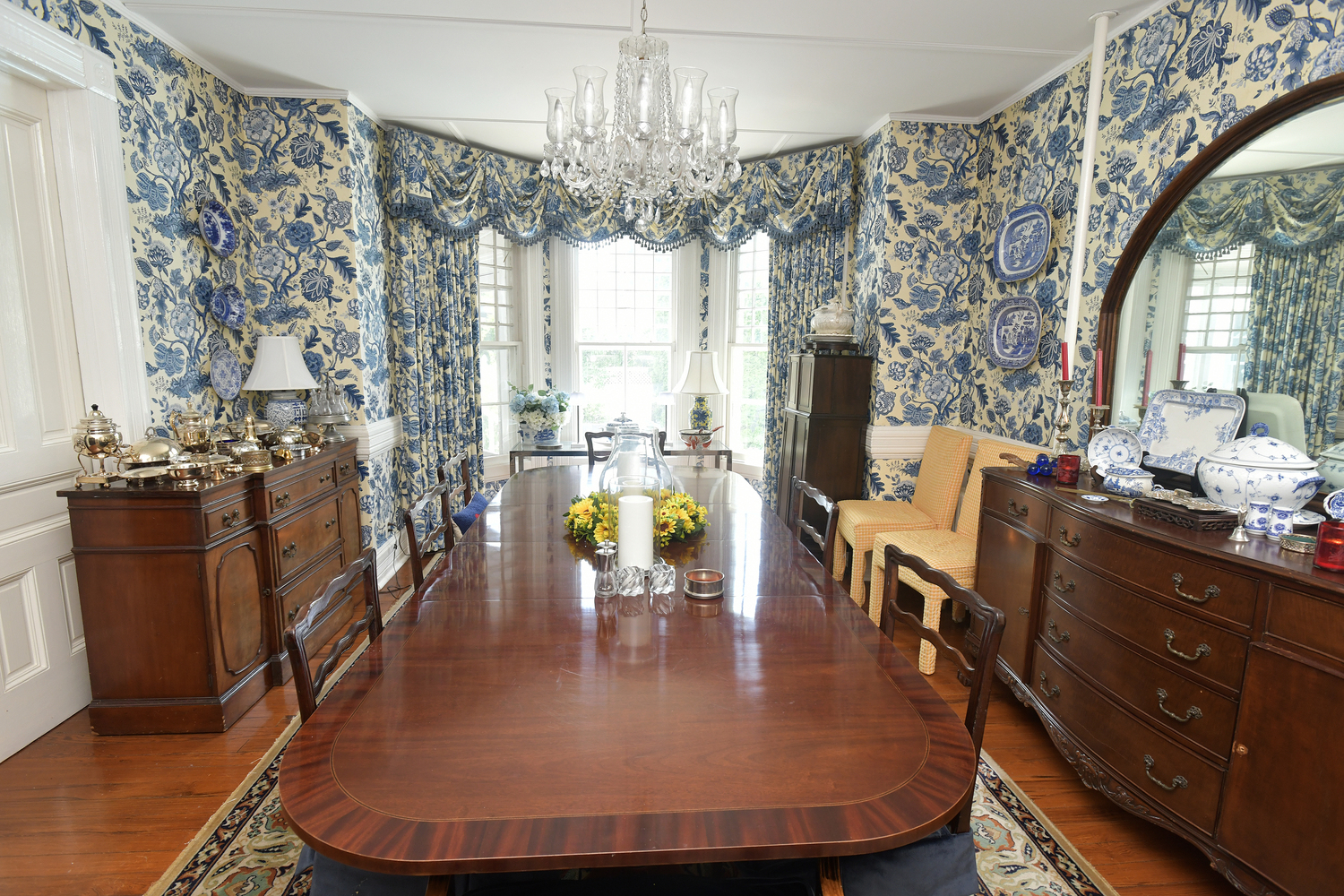 The dining room at Harbor Knoll Bed & Breakfast.  DANA SHAW