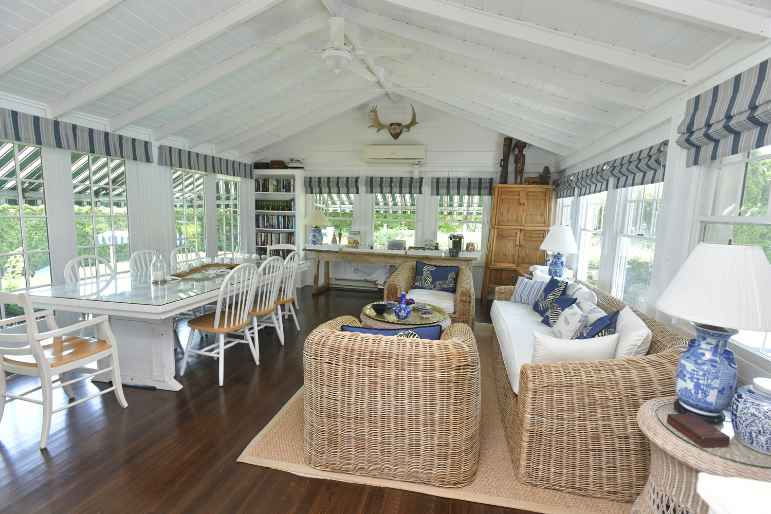 The breakfast area at Harbor Knoll Bend & Breakfast in Greenport.  DANA SHAW