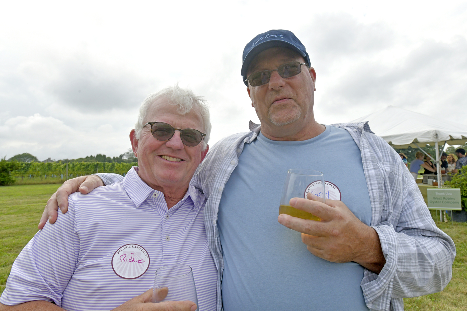 Ritchie King and Gary Hartman at the Peconic Land Trust's 