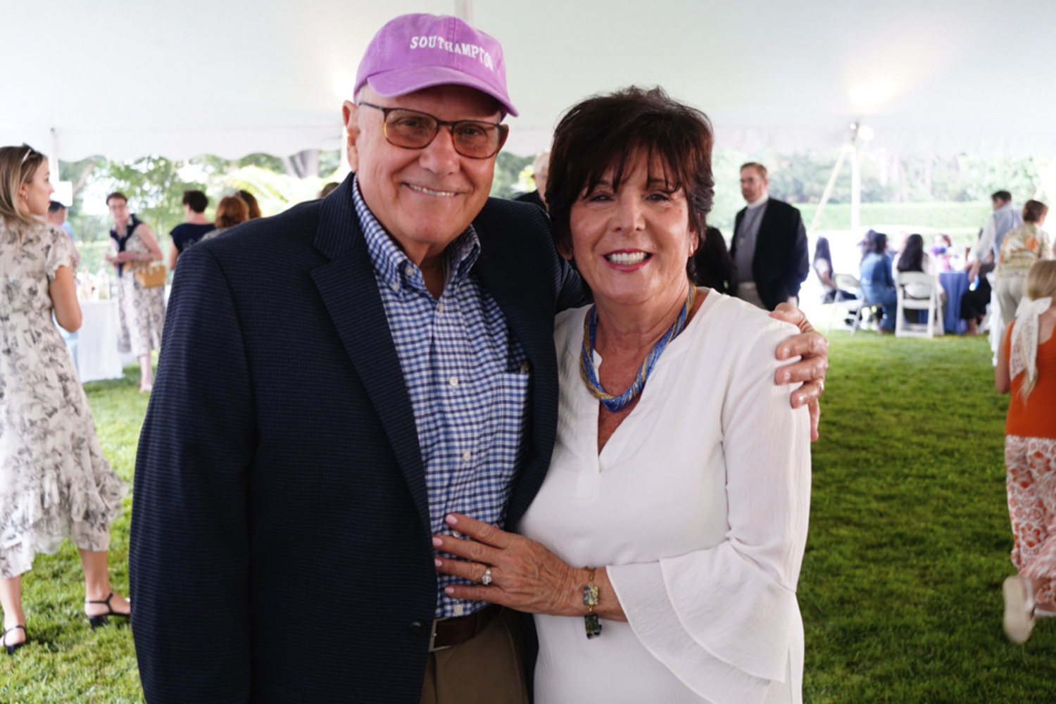 Stephanie and John Loparo at the the Basilica Parish of the Sacred Hearts of Jesus and Mary 