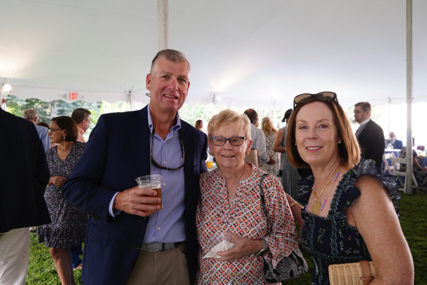 Kevin and Margaret Beatty with Bonnie Medler at the the Basilica Parish of the Sacred Hearts of Jesus and Mary 