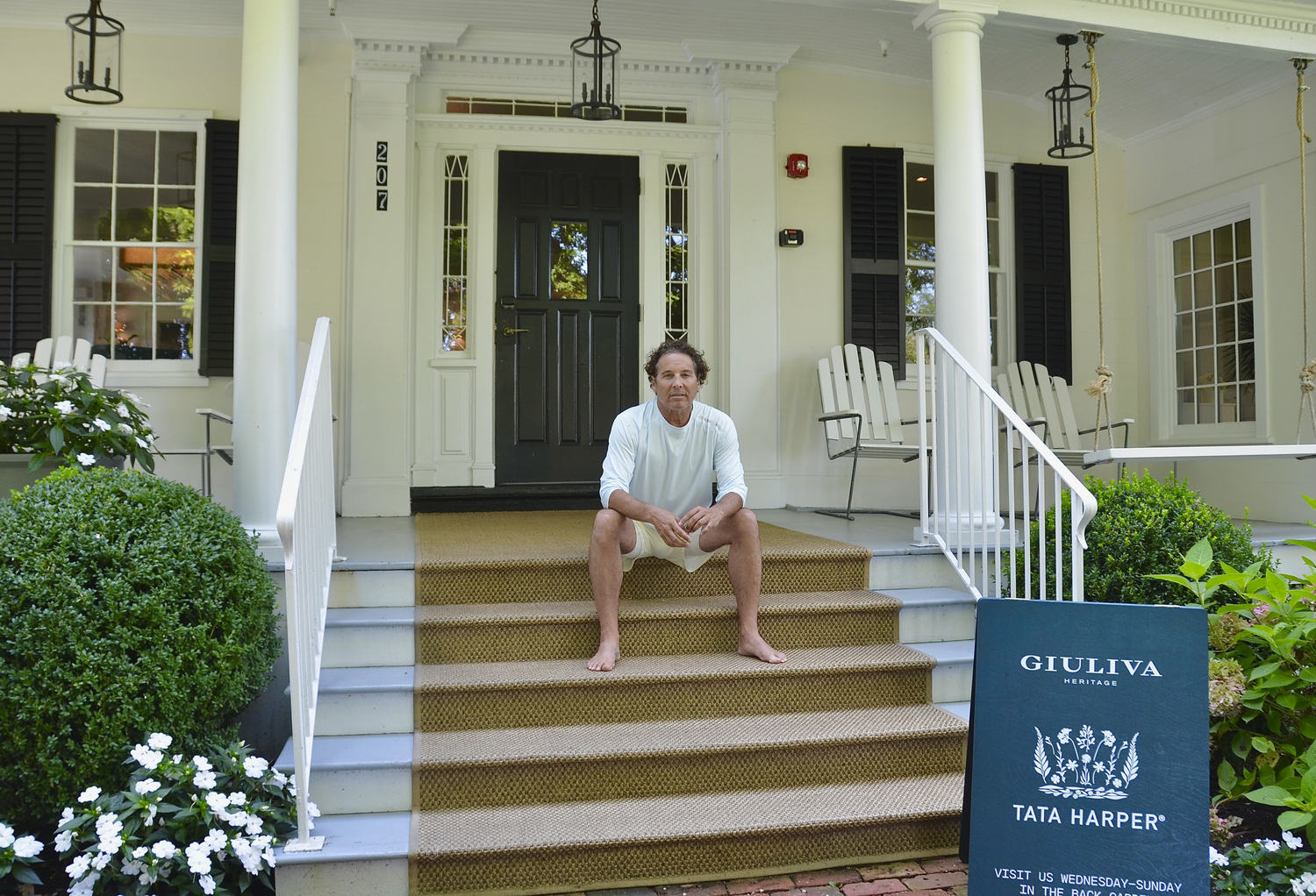 Jonathan Baker, a partner in the recently renovated Maidstone in East Hampton Village, was in the mood to talk about 