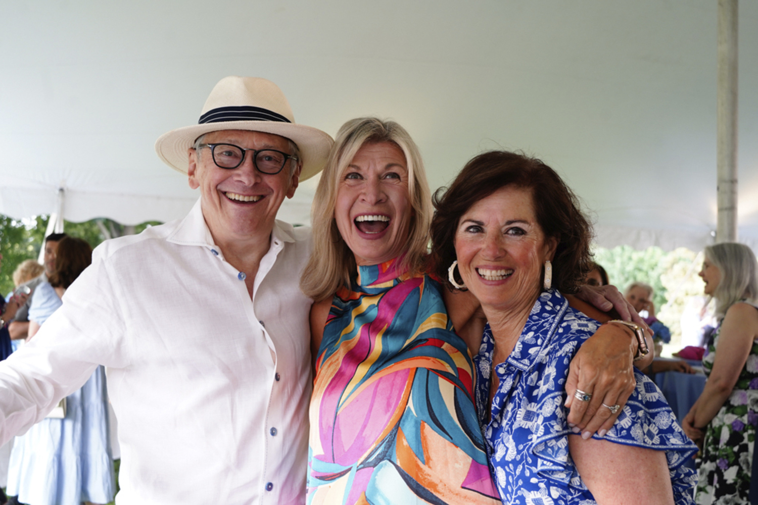 John Betts, Charlene Kagel-Betts and Gina Arresta at the the Basilica Parish of the Sacred Hearts of Jesus and Mary 