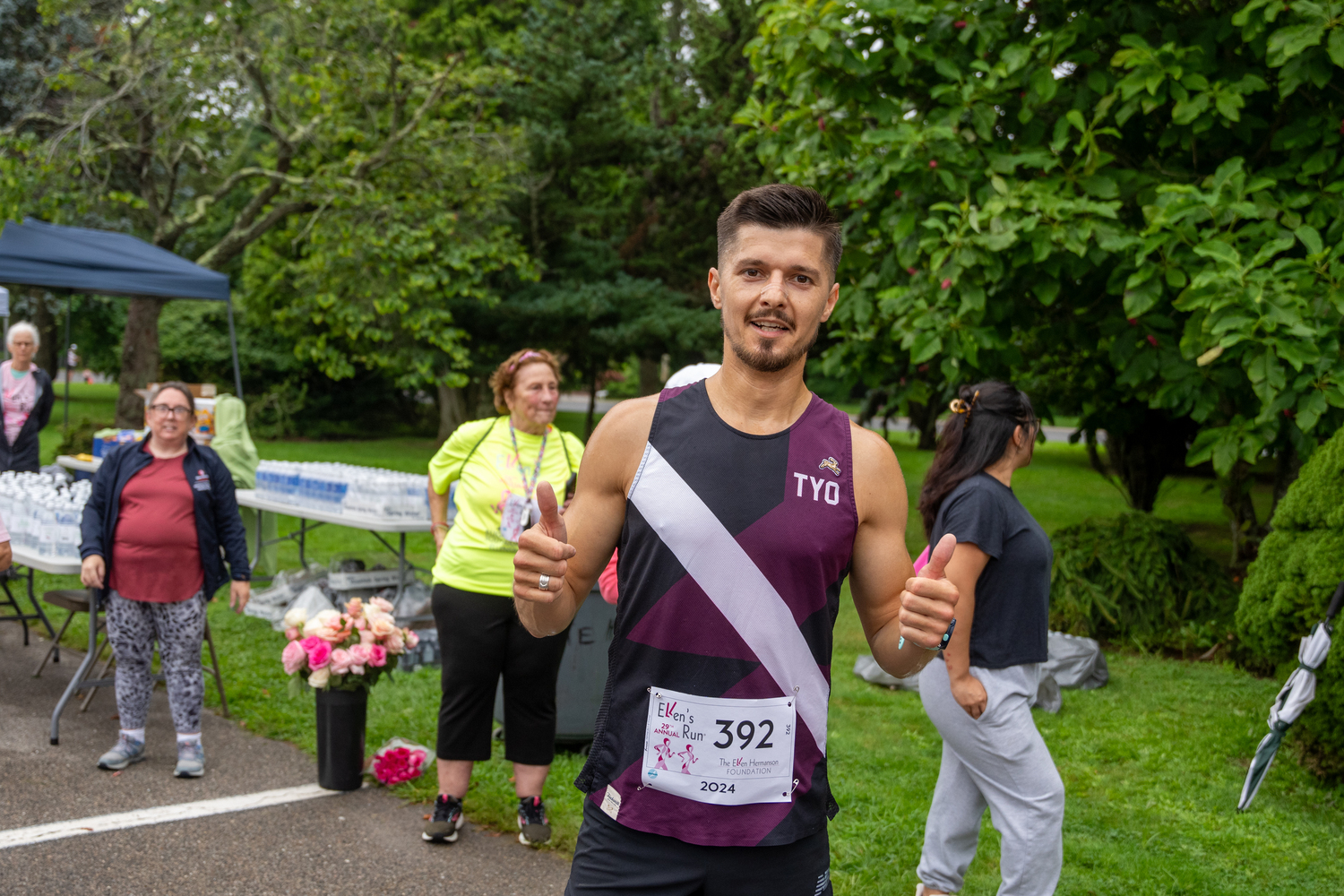 Sergey Avramenko was this year's overall champion of Ellen's Run.   RON EPSOSITO