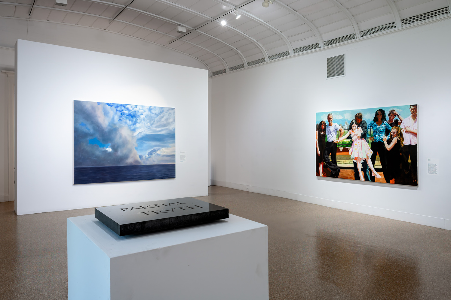 An installation view of 