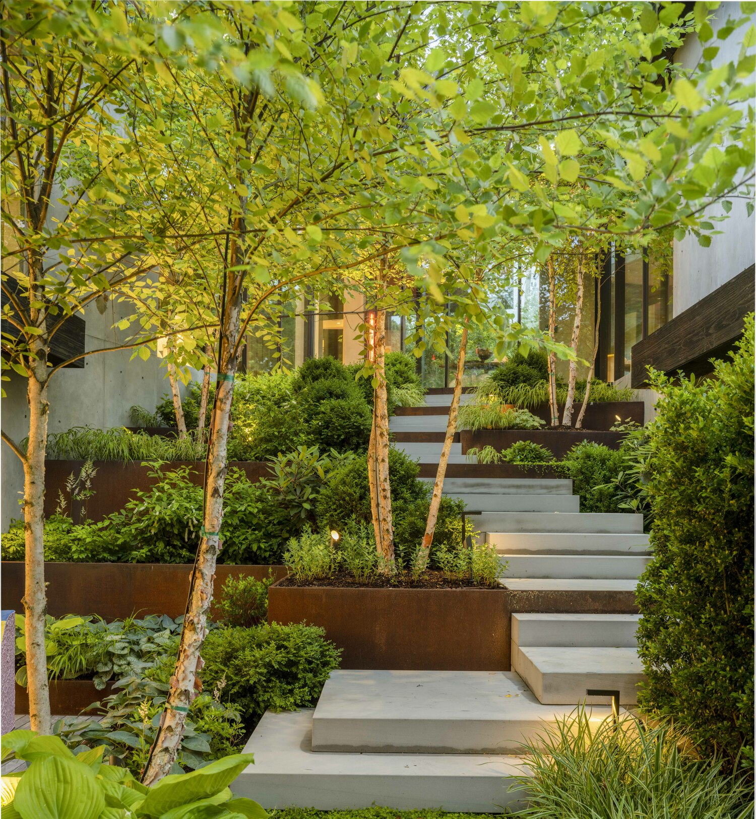 Ed Hollander, founder of Hollander Design, has been in the landscape architecture business for more than 30 years. His residential projects are featured in a new book, 