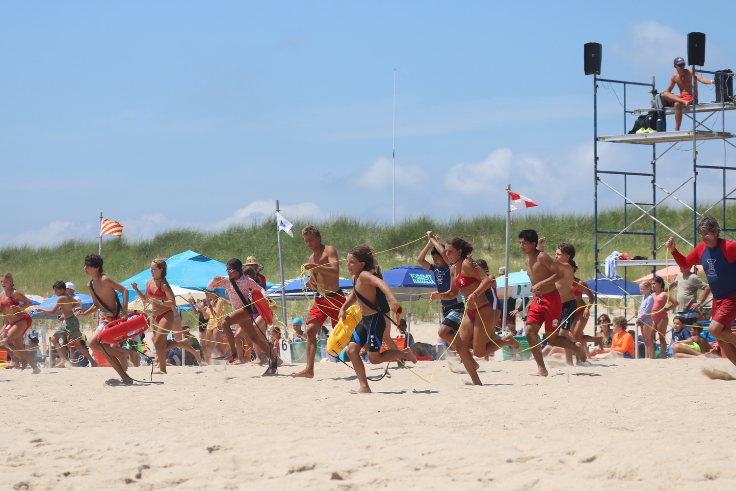 East Hampton Town hosted its 33rd annual Junior Lifeguard Tournament at Atlantic Avenue Beach in Amagansett on both Saturday and Sunday.    CINTIA PARSONS