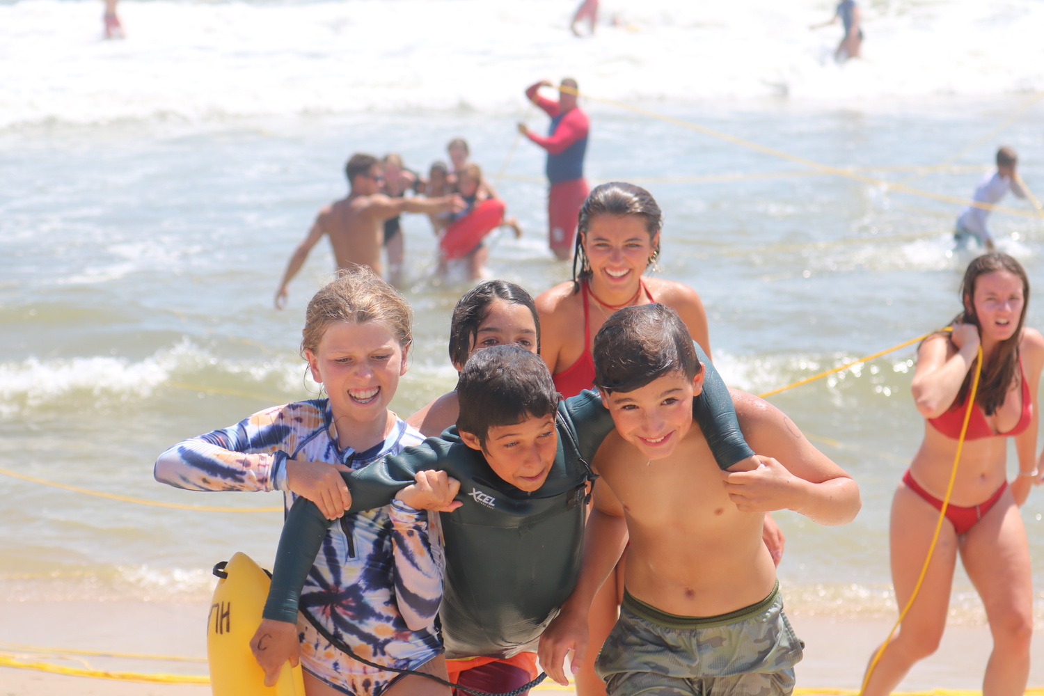 East Hampton Town hosted its 33rd annual Junior Lifeguard Tournament at Atlantic Avenue Beach in Amagansett on both Saturday and Sunday.    CINTIA PARSONS