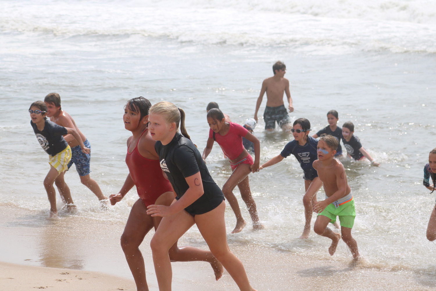 East Hampton Town hosted its 33rd annual Junior Lifeguard Tournament at Atlantic Avenue Beach in Amagansett on both Saturday and Sunday.    CINTIA PARSONS