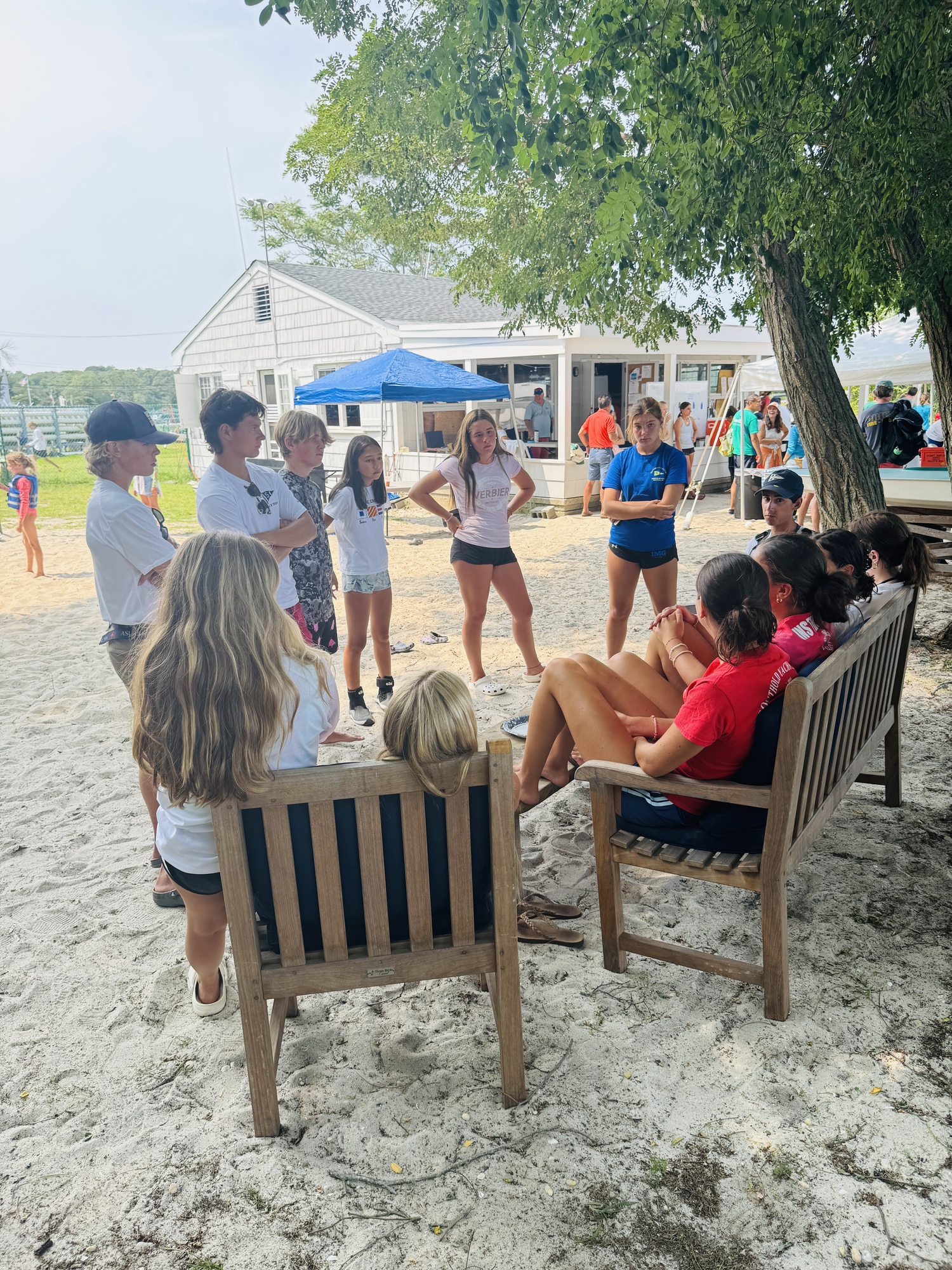 Southold Yacht Club hosted this year's PGJSA Championships on Thursday, August 15.   COURTESY SOUTHOLD YACHT CLUB