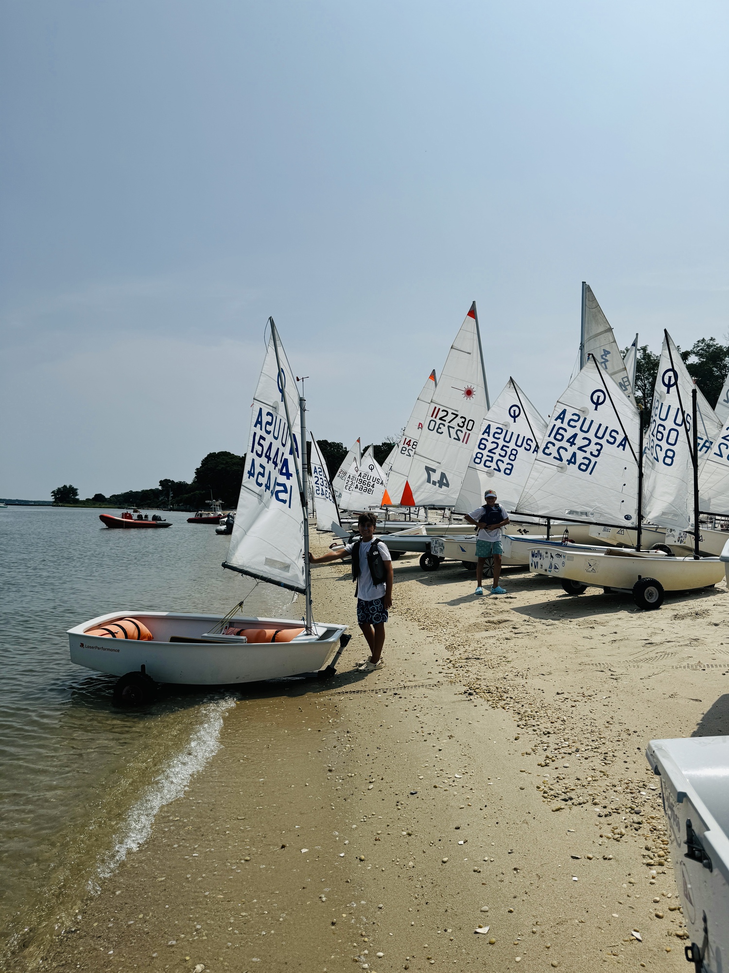 Southold Yacht Club hosted this year's PGJSA Championships on Thursday, August 15.   COURTESY SOUTHOLD YACHT CLUB