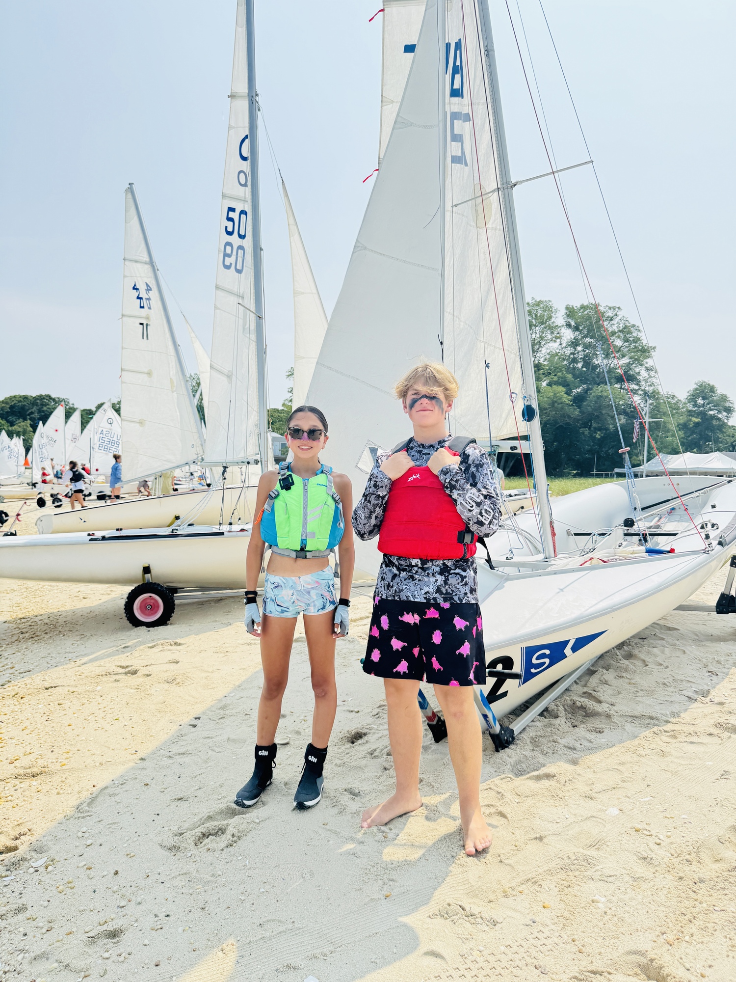 Southold Yacht Club hosted this year's PGJSA Championships on Thursday, August 15.   COURTESY SOUTHOLD YACHT CLUB