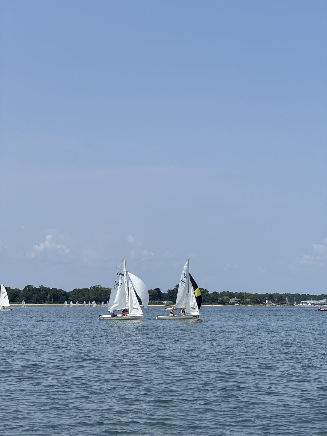 Southold Yacht Club hosted this year's PGJSA Championships on Thursday, August 15.   COURTESY SOUTHOLD YACHT CLUB