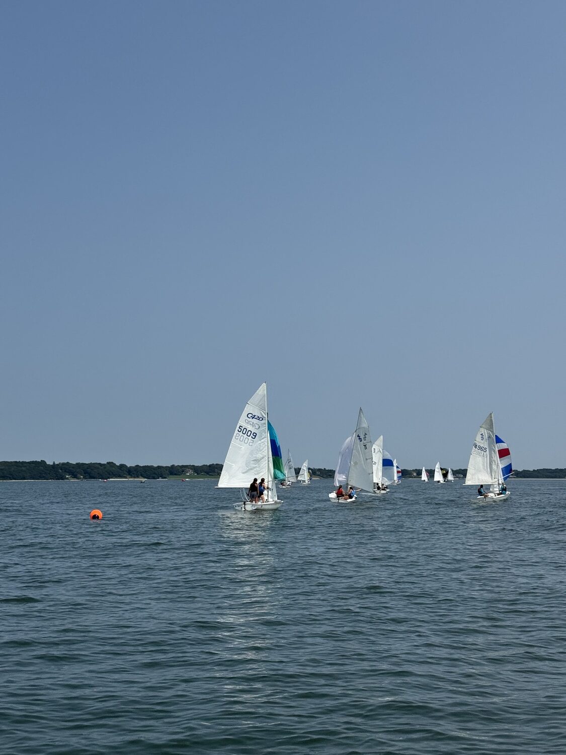 Southold Yacht Club hosted this year's PGJSA Championships on Thursday, August 15.   COURTESY SOUTHOLD YACHT CLUB