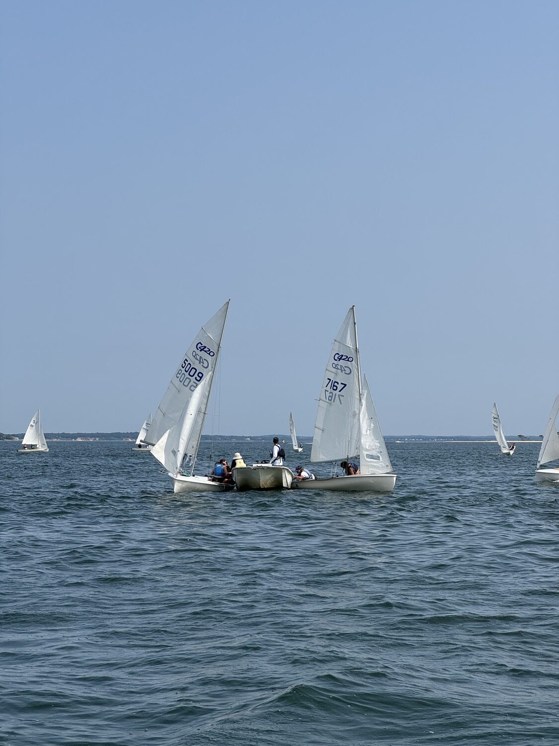 Southold Yacht Club hosted this year's PGJSA Championships on Thursday, August 15.   COURTESY SOUTHOLD YACHT CLUB