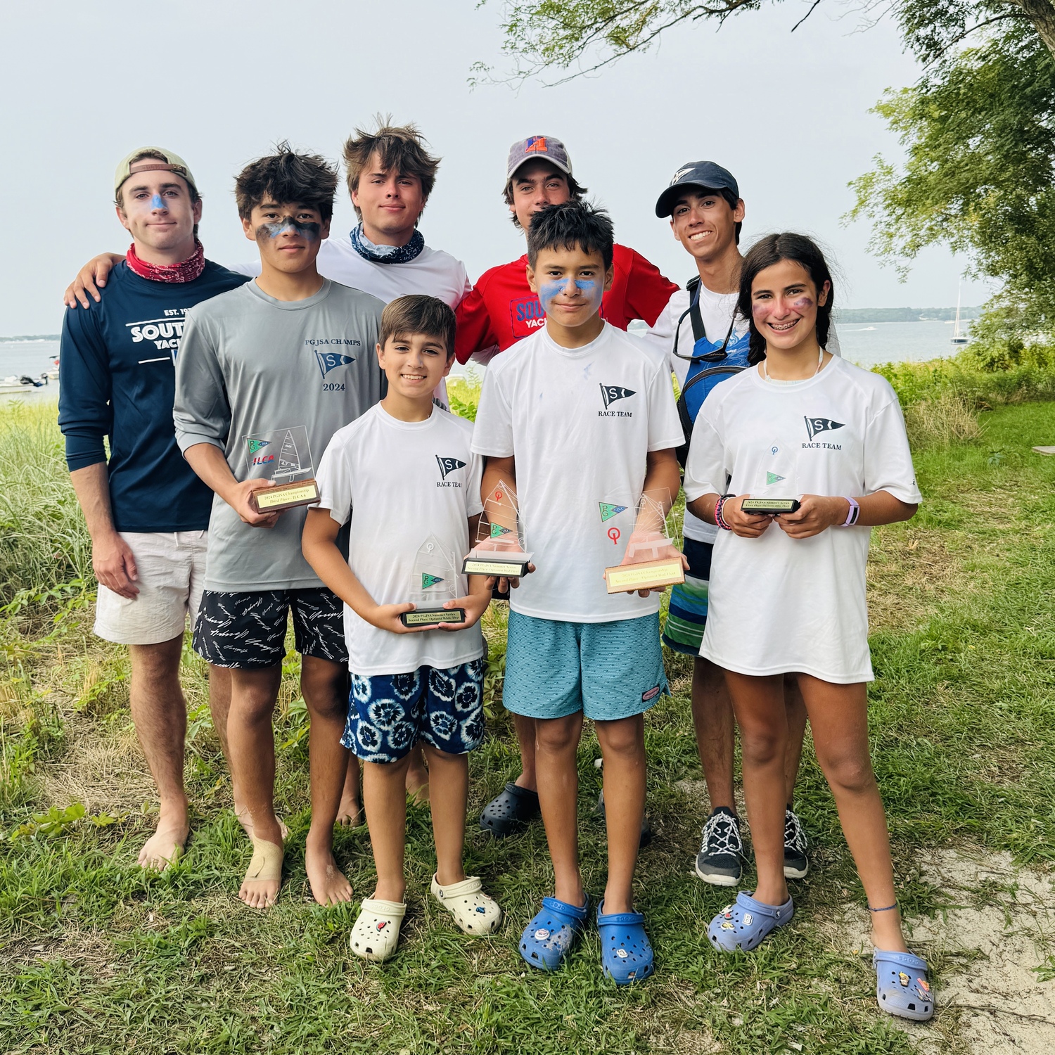 Southold Yacht Club hosted this year's PGJSA Championships on Thursday, August 15.   COURTESY SOUTHOLD YACHT CLUB