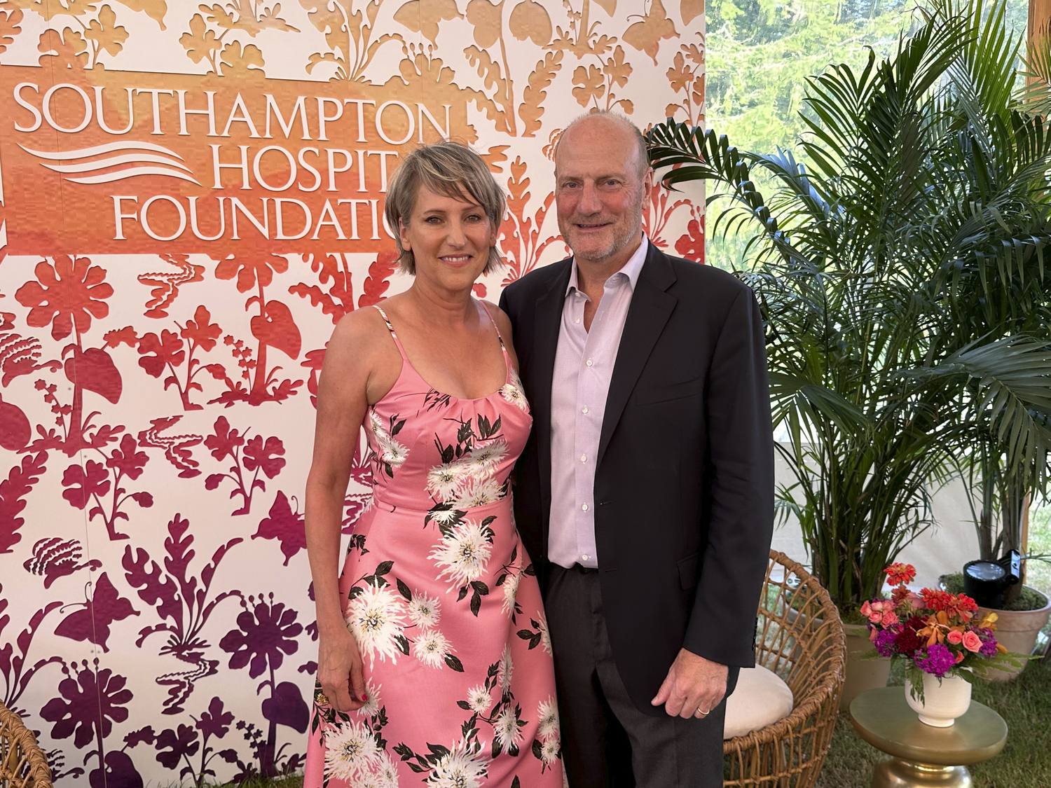 Melanie and John Wambold at the Hospital Summer Party.    GREGORY D'ELIA