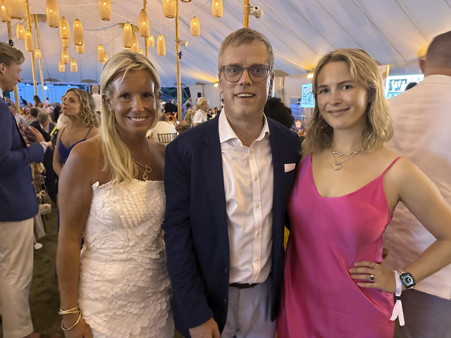 Bronwen Smith , Eric Von Stroh and Sophie Elgort Hospital Summer Party.   GREGORY D'ELIA