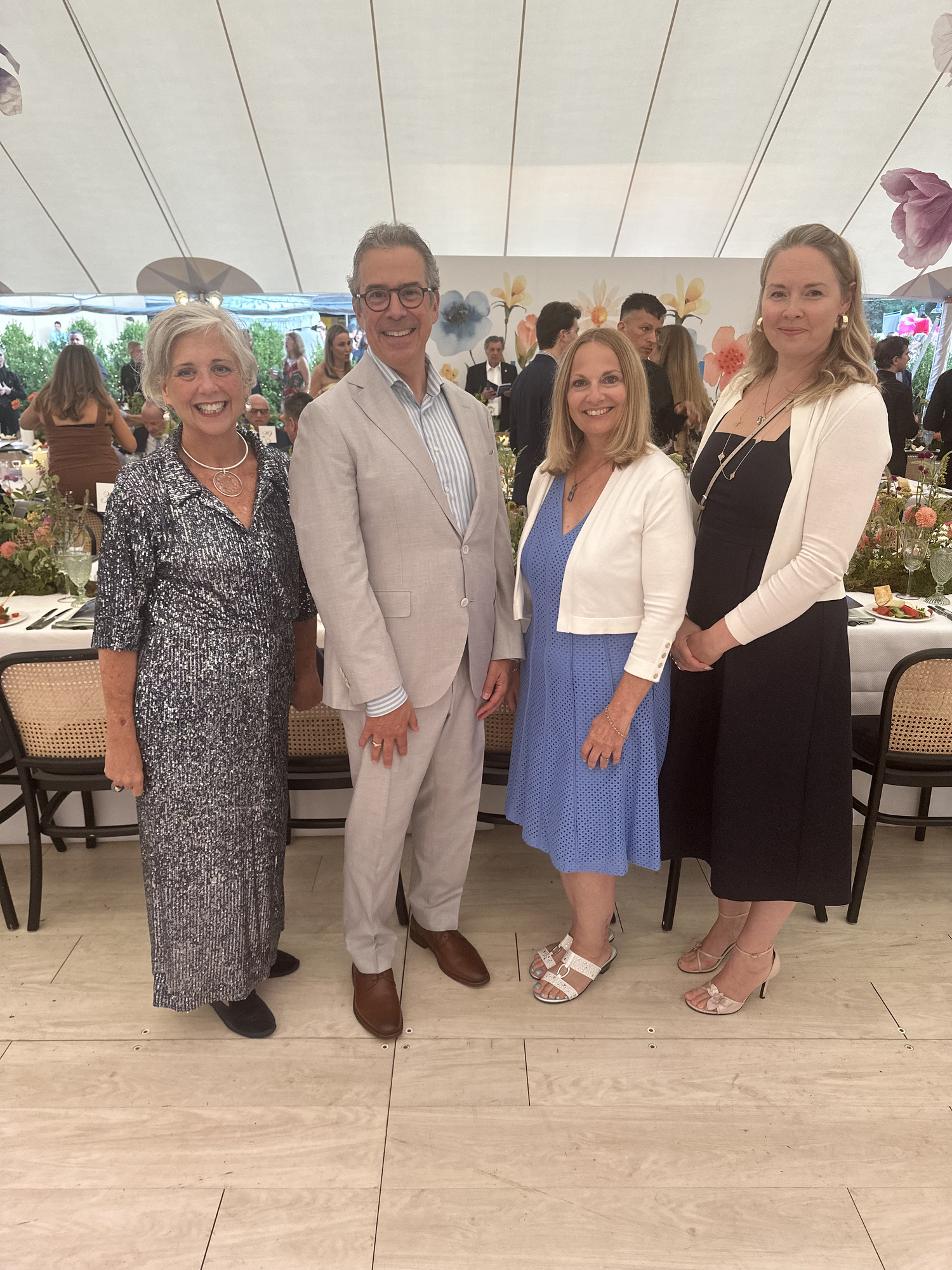 Julia McCormack, Bill Wertheim, Carol Gomes and Emily Mastaler at Blue Dream Gala.  GREGORY D'ELIA